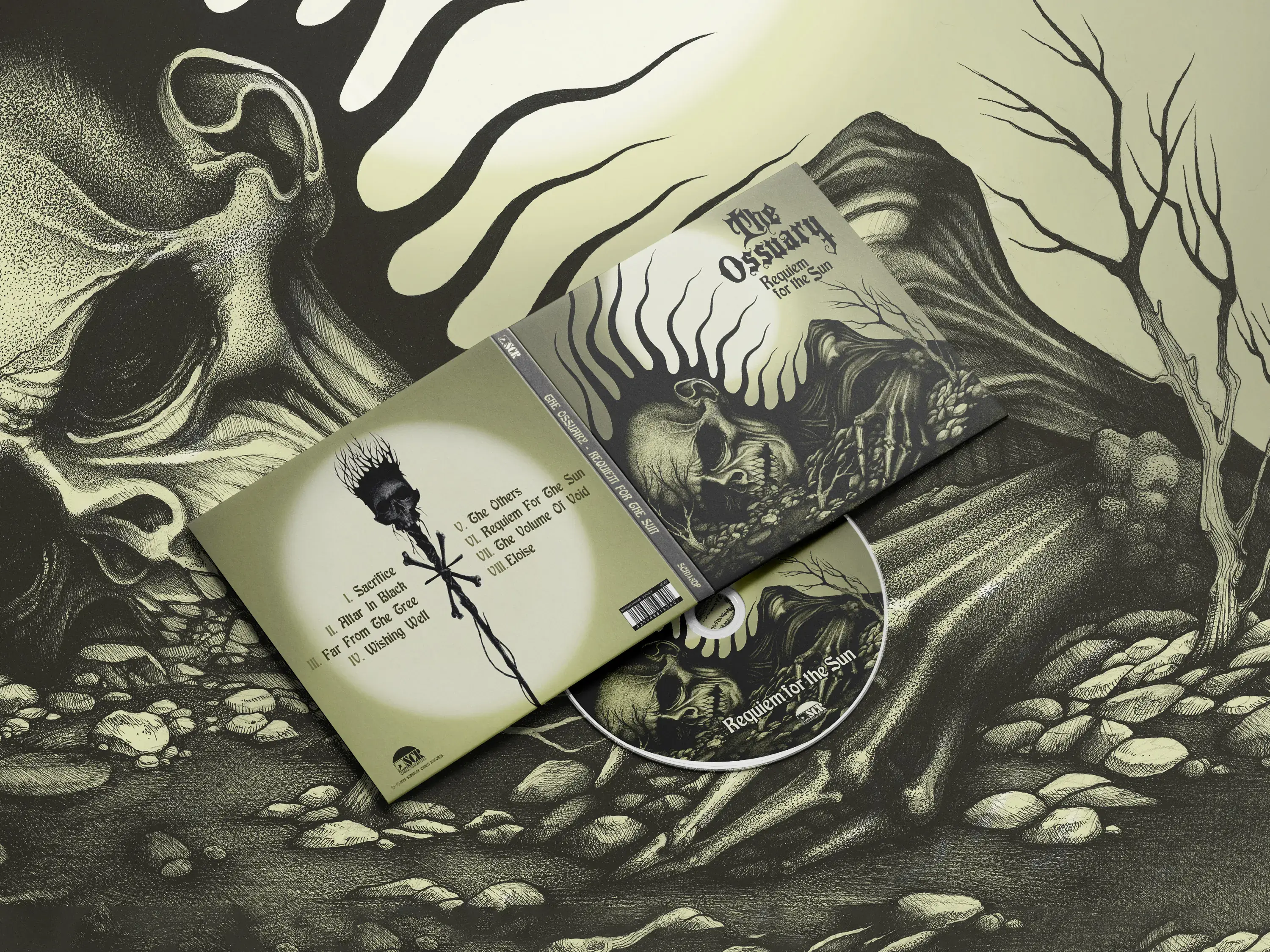 THE OSSUARY · Requiem For The Sun | DIGIPAK CD (Doom Metal/Doom Rock/Occult Rock CDs) · Picture 1
