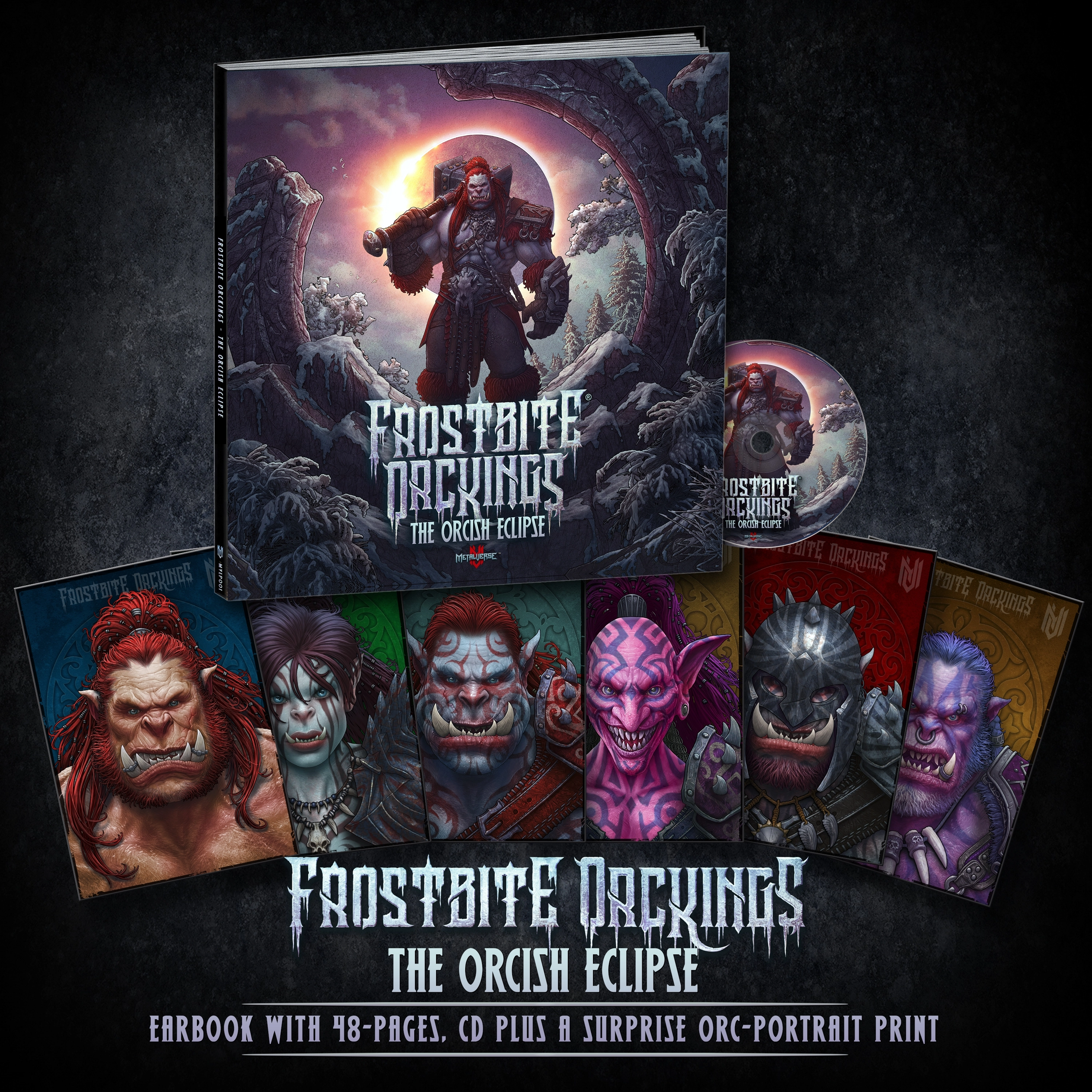 FROSTBITE ORCKINGS · The Orcish Eclipse | EXCLUSIVE EARBOOK (Death Metal CDs)