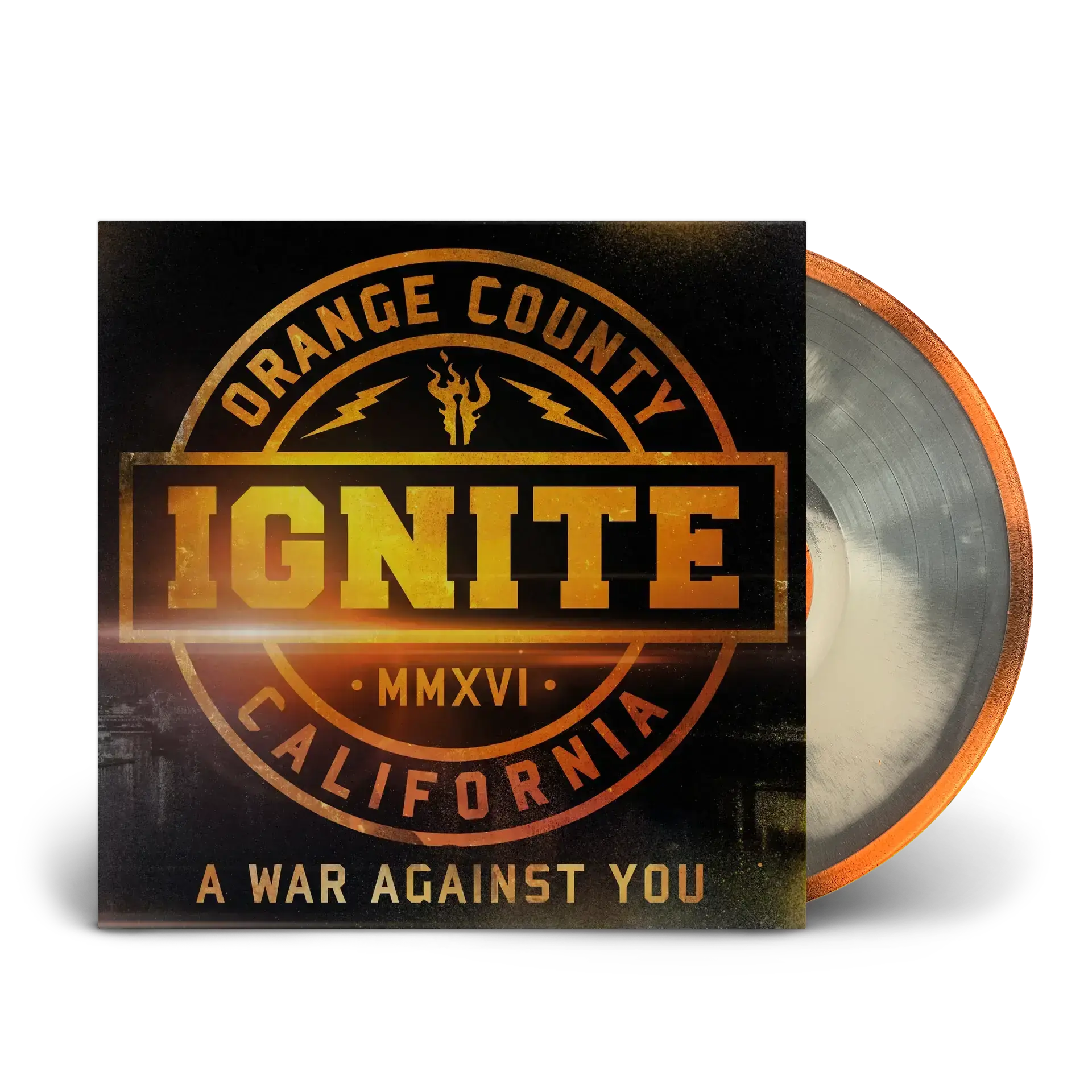 IGNITE · A War Against You | SILVER DUST FILLED LP IGNITE · A War Against You | SILVER DUST FILLED LP (Hardcore Vinyl)