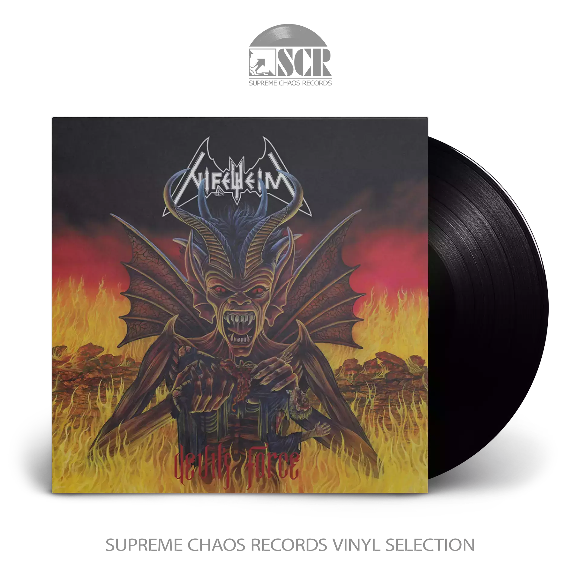NIFELHEIM - Devil's Force · BLACK LP (Black Metal Vinyl)