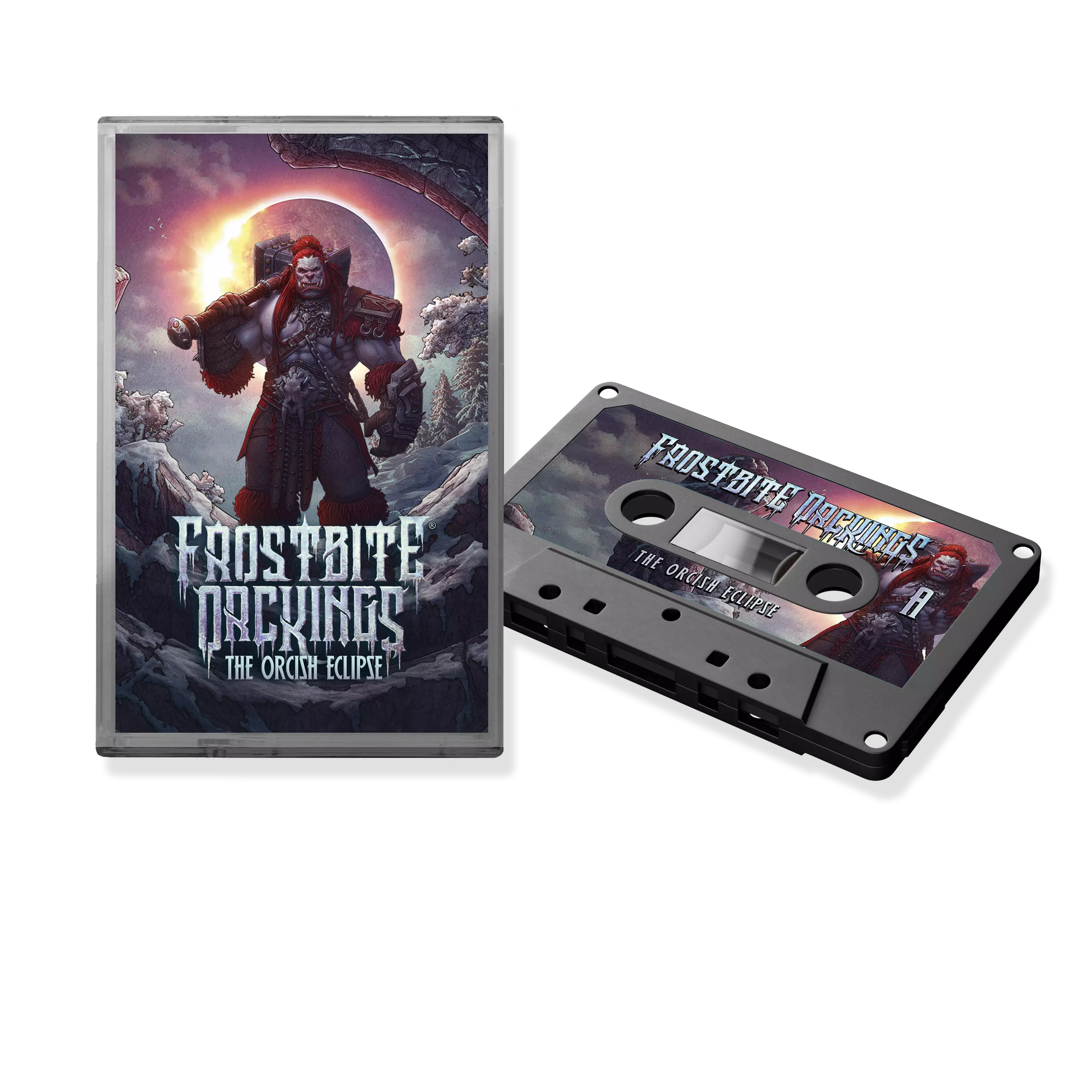 FROSTBITE ORCKINGS - The Orcish Eclipse · EXCLUSIVE BLACK TAPE FROSTBITE ORCKINGS - The Orcish Eclipse · EXCLUSIVE BLACK TAPE (Death Metal Tapes)