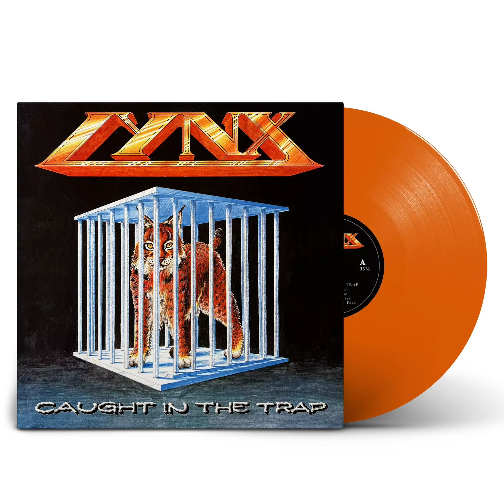 LYNX · Caught in the trap | BLAZING ORANGE LP LYNX · Caught in the trap | BLAZING ORANGE LP (Heavy Metal Vinyl)