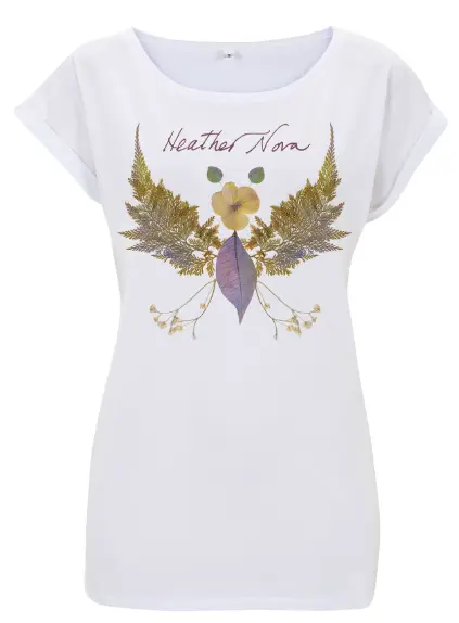 HEATHER NOVA - Orchid Bird White [T-SHIRT GIRLIE]