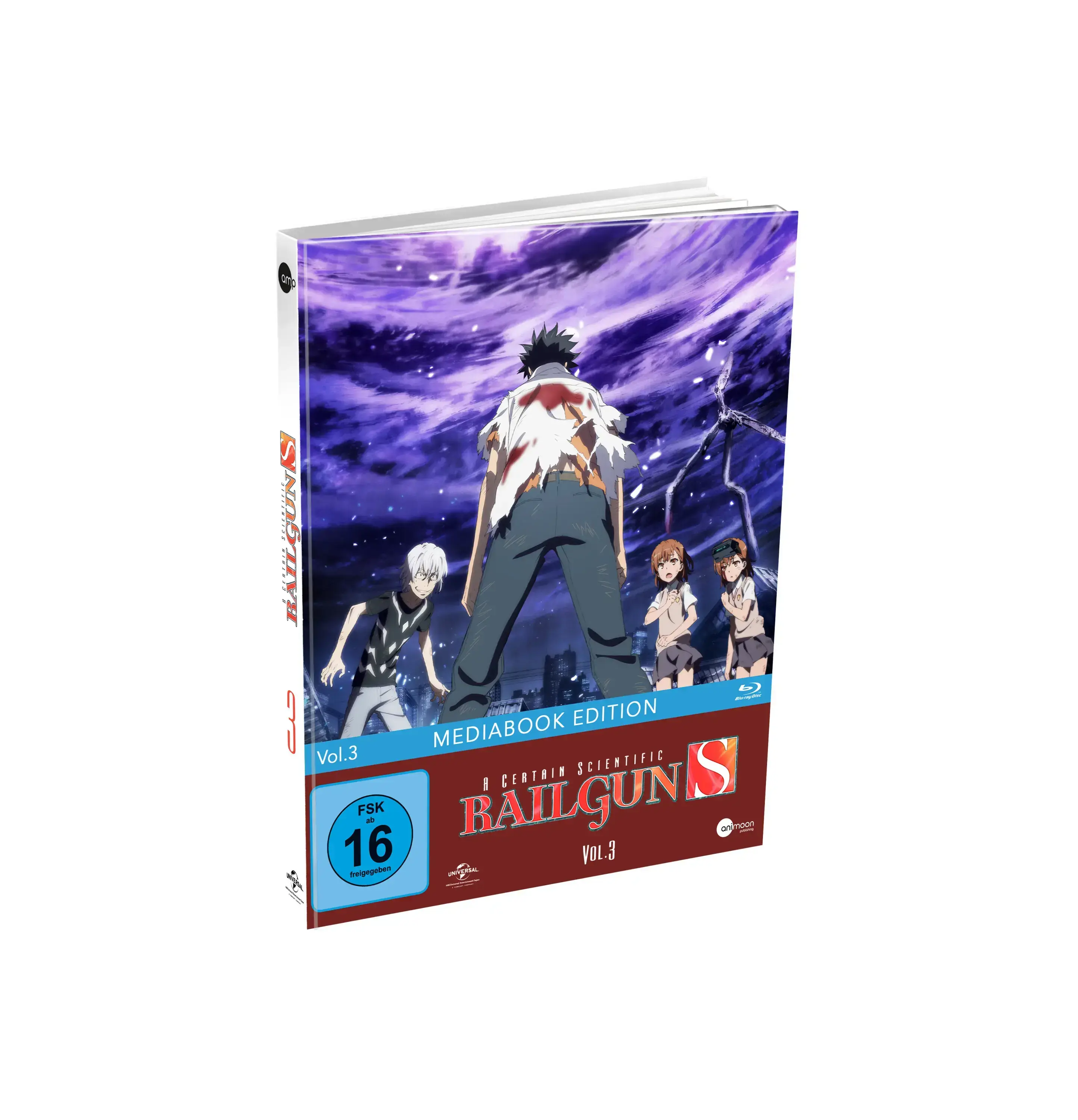A CERTAIN SCIENTIFIC RAILGUN · A Certain Scientific Railgun S Vol.3 | BLU-RAY (Animation/Anime DVDBluRay)