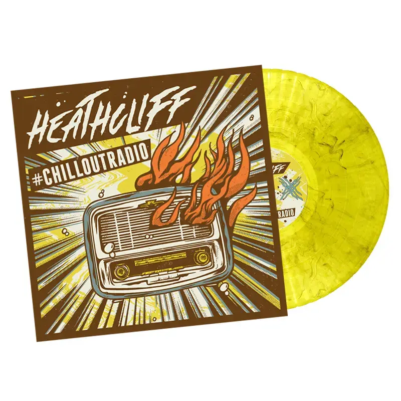 HEATHCLIFF · #chilloutradio | YELLOW TRANSPARENT MARBLED LP (Punk Rock Vinyl) · Picture 1