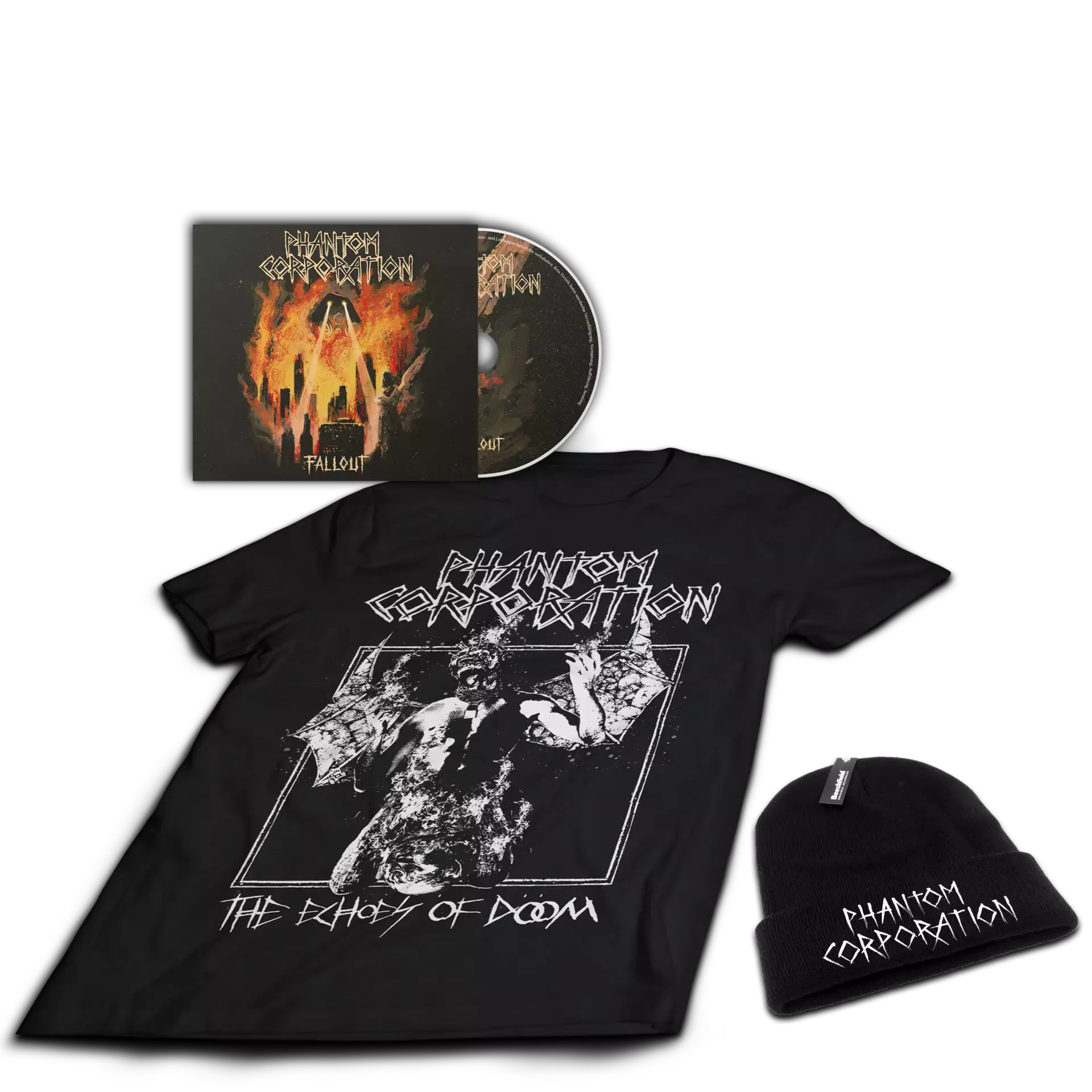 PHANTOM CORPORATION · Fallout | DIGIPAK BUNDLE (Death Metal CDs)