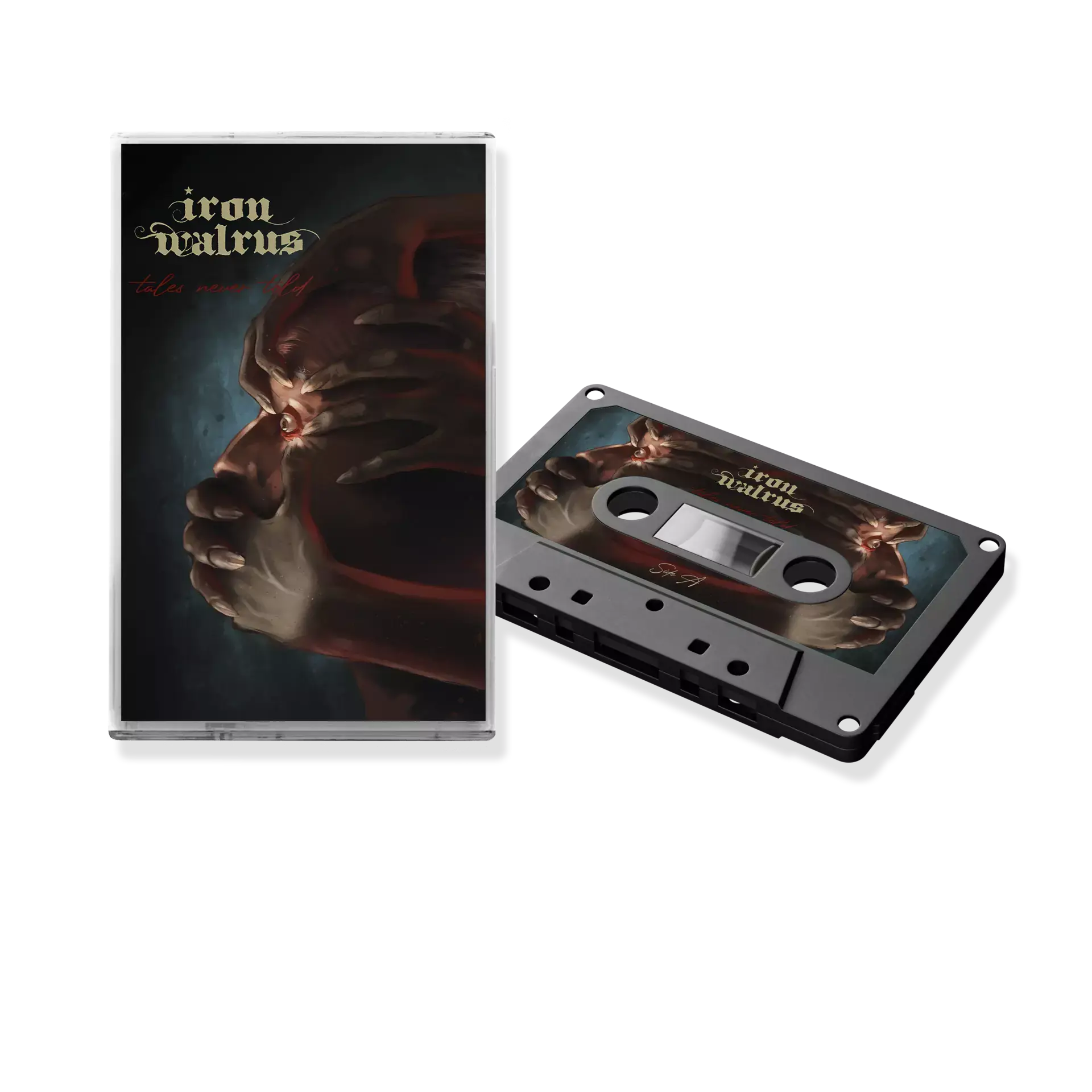 IRON WALRUS · Tales Never Told | BLACK TAPE CASS (Doom Metal Tapes)