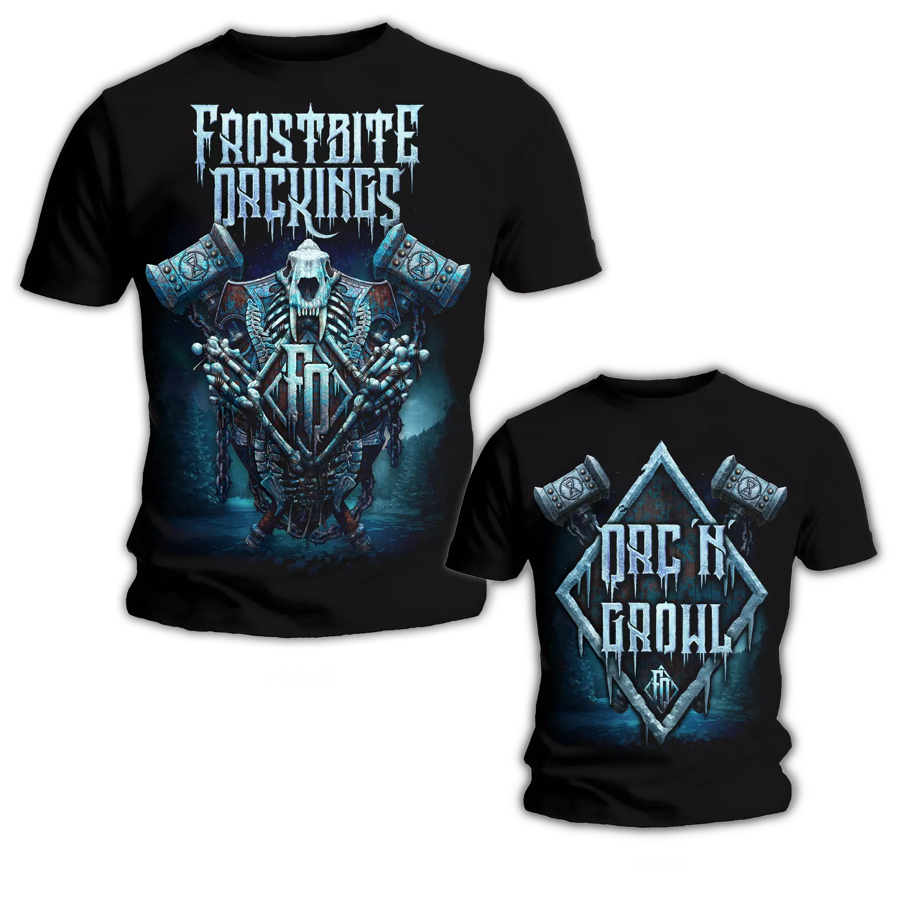 FROSTBITE ORCKINGS · Orc'n'Growl | SHIRT FROSTBITE ORCKINGS · Orc'n'Growl | SHIRT (Death Metal Clothes)