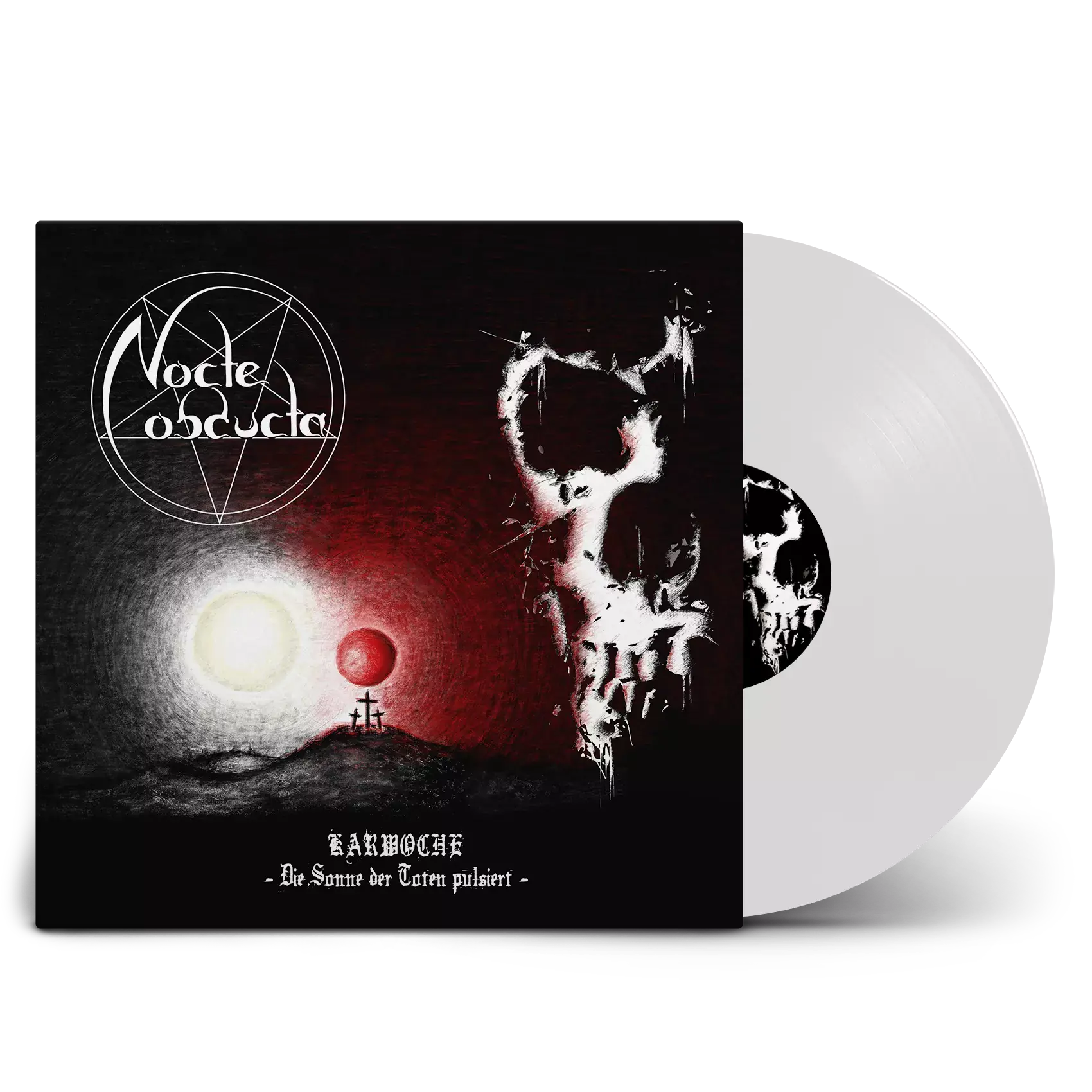 NOCTE OBDUCTA · Karwoche – Die Sonne der Toten pulsiert | WHITE LP (Black Metal Vinyl)