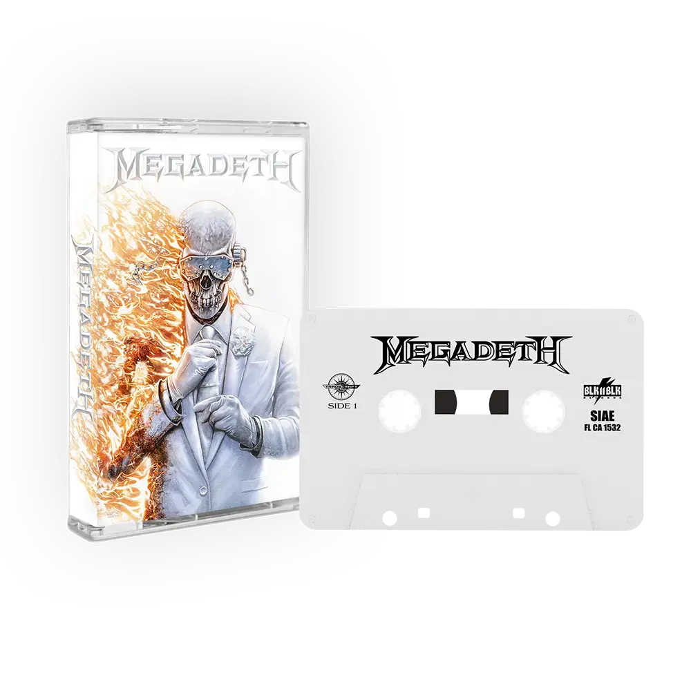 MEGADETH - Megadeth · WHITE TAPE (Thrash Metal/Heavy Metal Tapes)