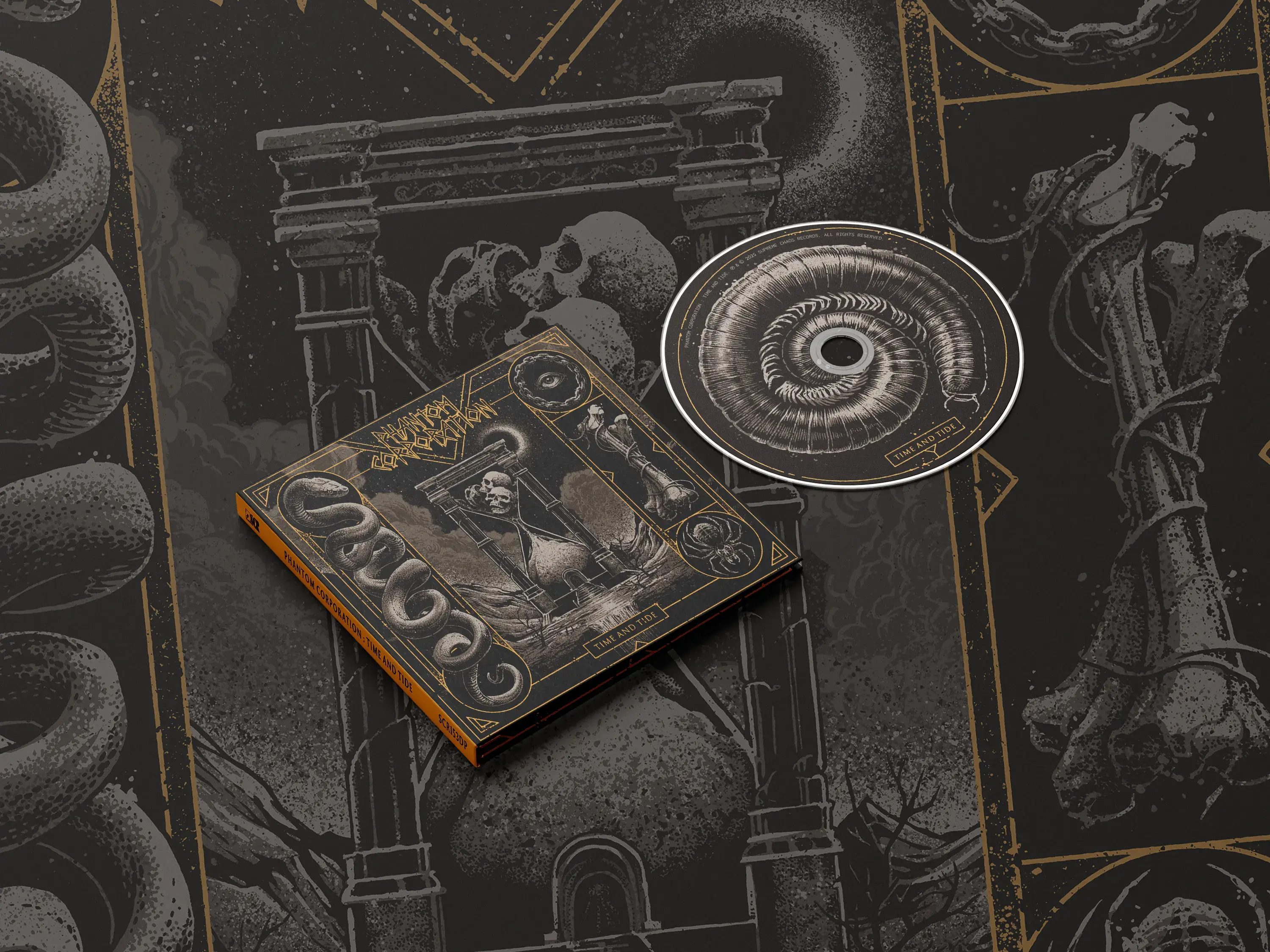 PHANTOM CORPORATION · Time And Tide | DIGIPAK CD (Thrash Metal/D-Beat/Death Metal CDs) · Picture 2