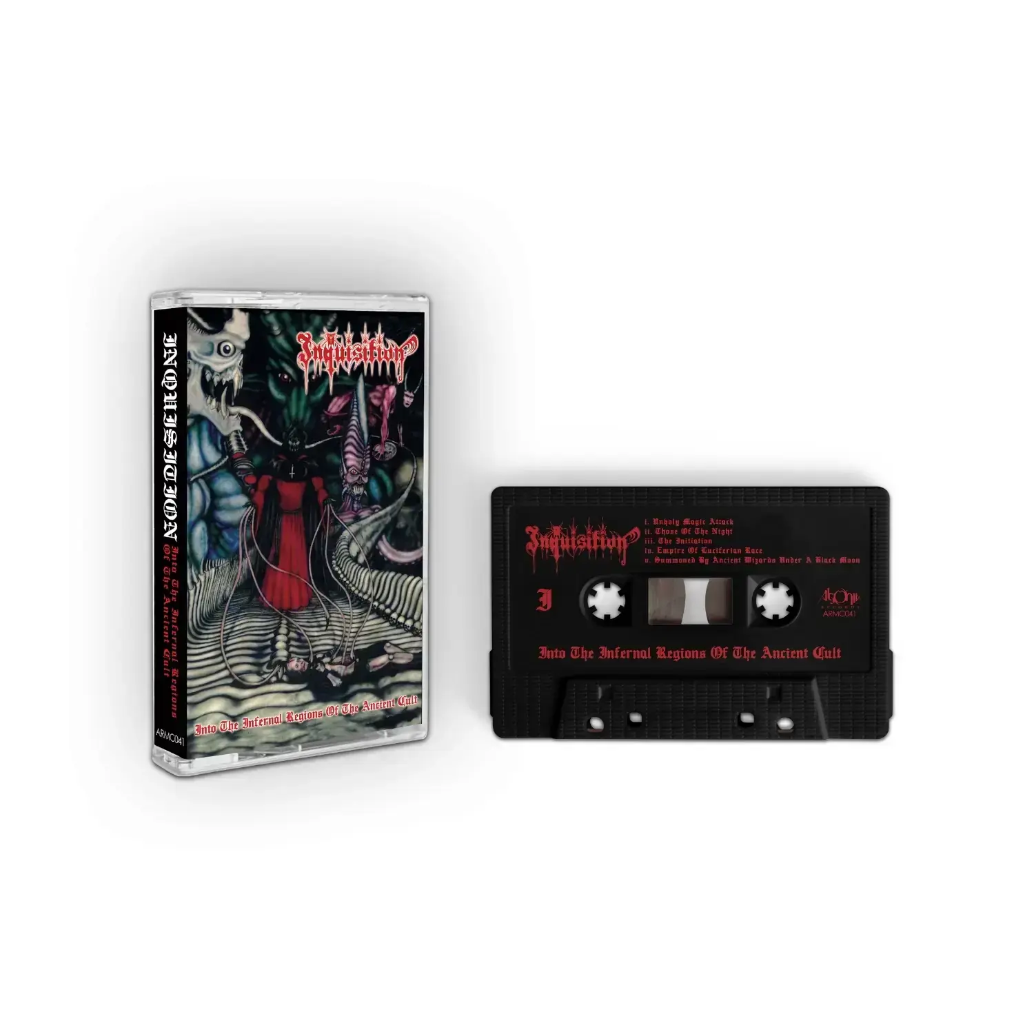 INQUISITION · Into the Infernal Regions of the Ancient Cult | BLACK TAPE (Black Metal Tapes)