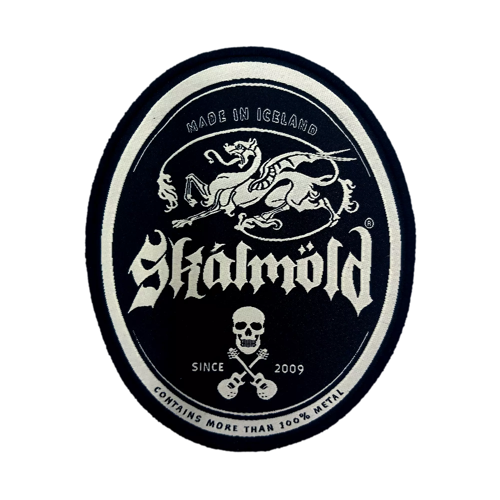 SKÁLMÖLD - Oval Logo · PATCH