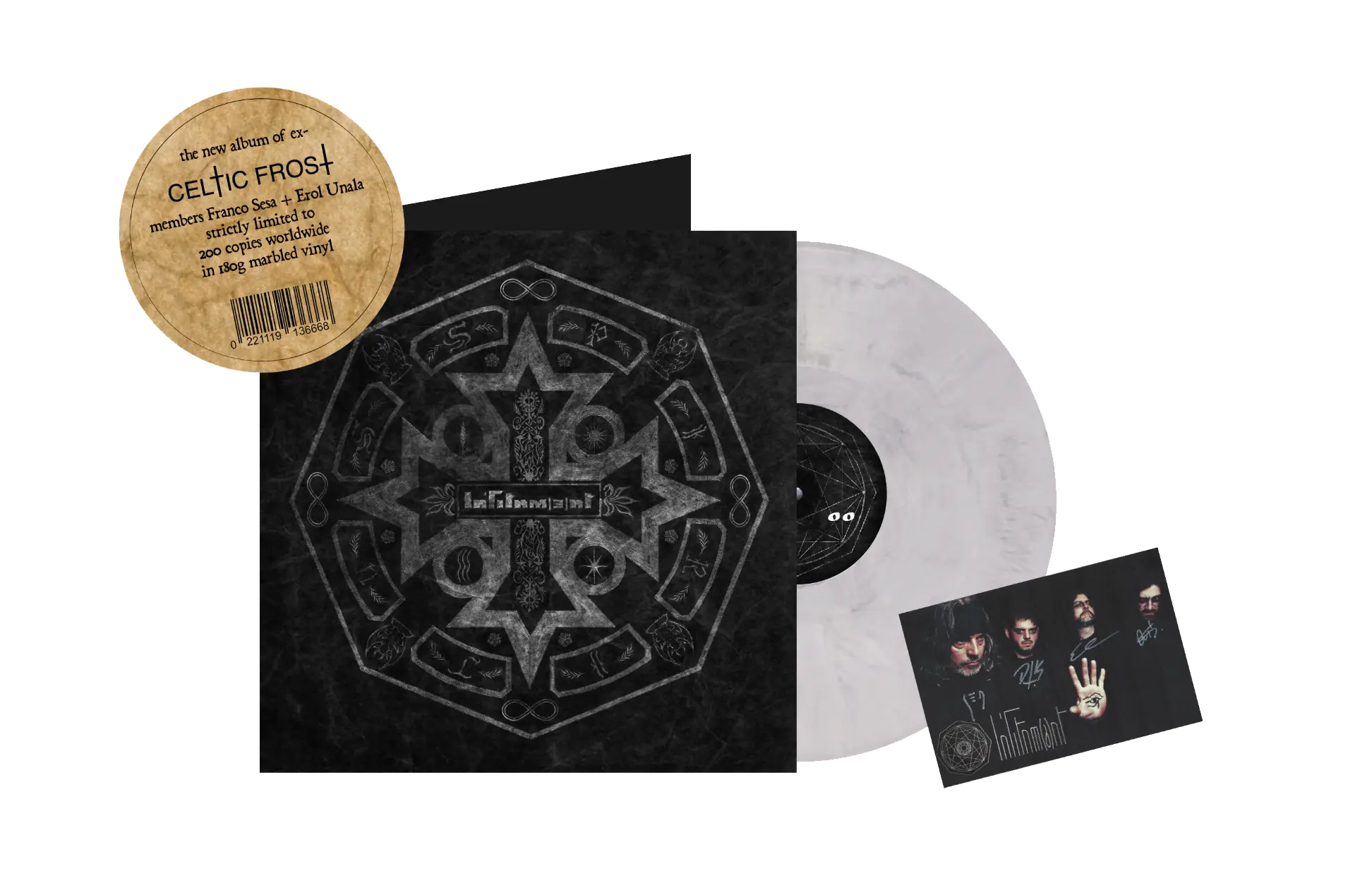 INLITNMENT - Spiritual Warfare [GREY MARBLED VINYL] (Death Metal/Black Metal Vinyl)