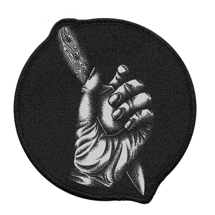COLD KNIFE RECORDS - Circular Logo Patch · PATCH (Heavy Metal Others)
