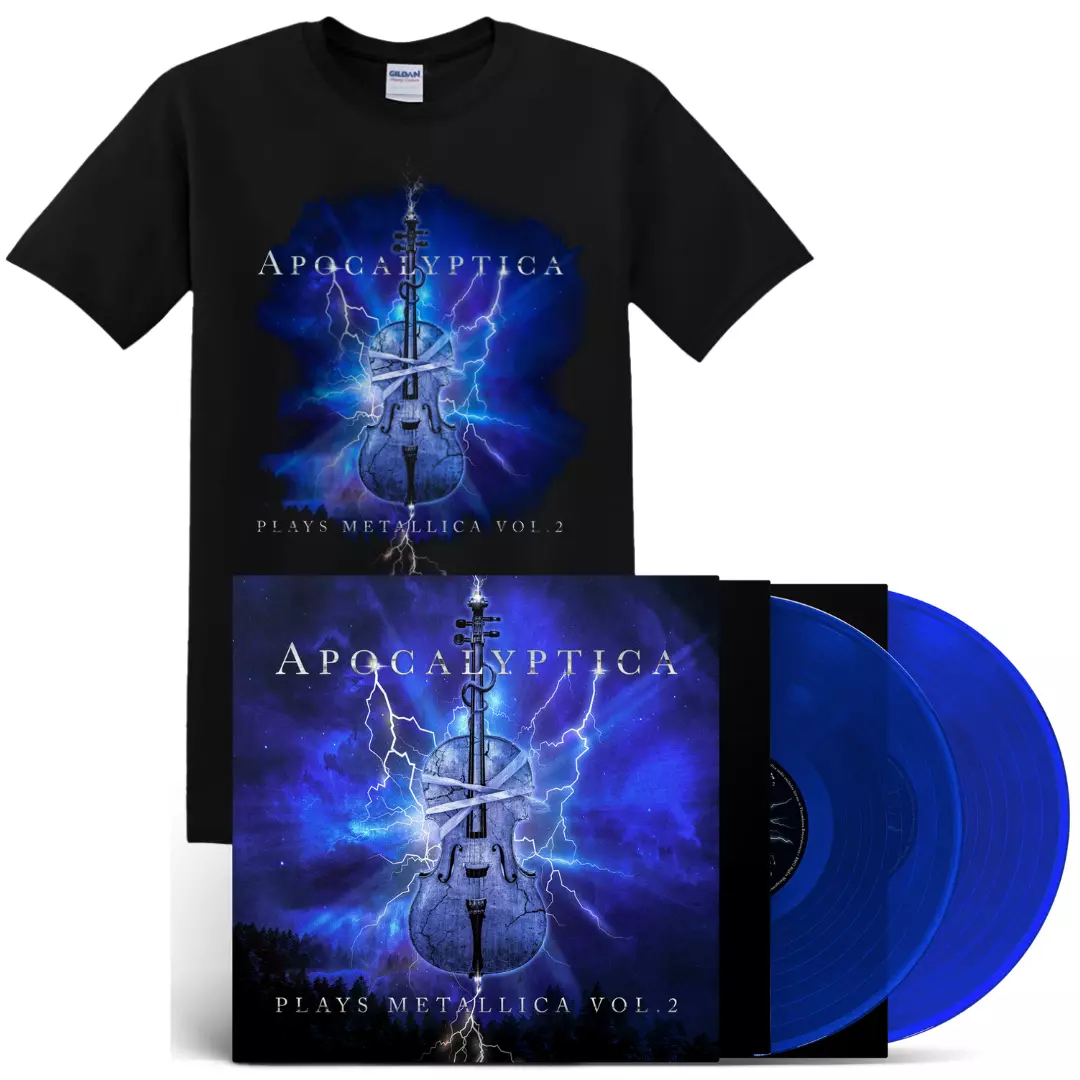 APOCALYPTICA - Plays Metallica Vol.2 [TRANSPARENT BLUE DOUBLE VINYL+T-SHIRT BUNDLE]