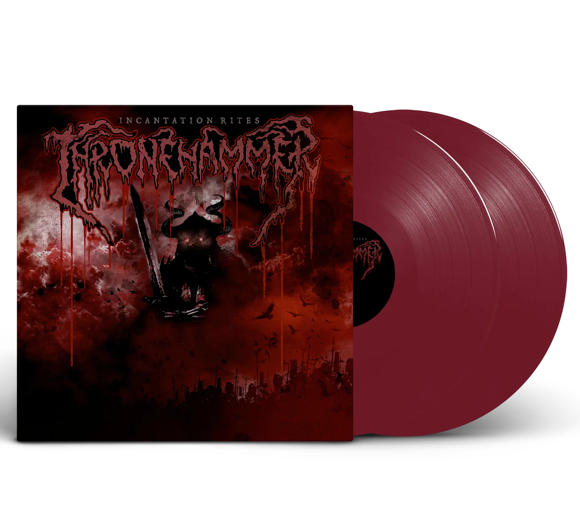 THRONEHAMMER · Incantation Rites | OXBLOOD 2LP (Doom Metal/Heavy Metal/Epic Metal/Death Metal Vinyl)