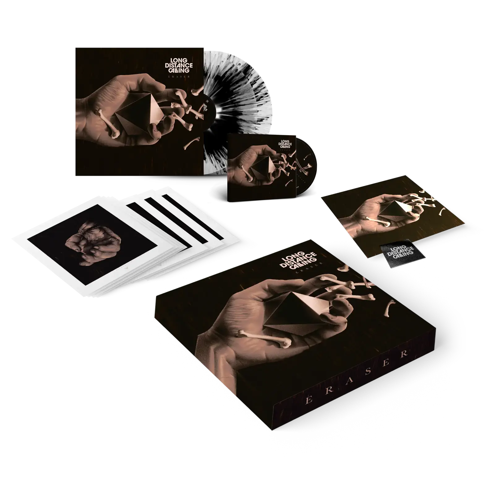 LONG DISTANCE CALLING - Eraser · VINYL BOX SET - SIGNED (Progressive Rock Vinyl)