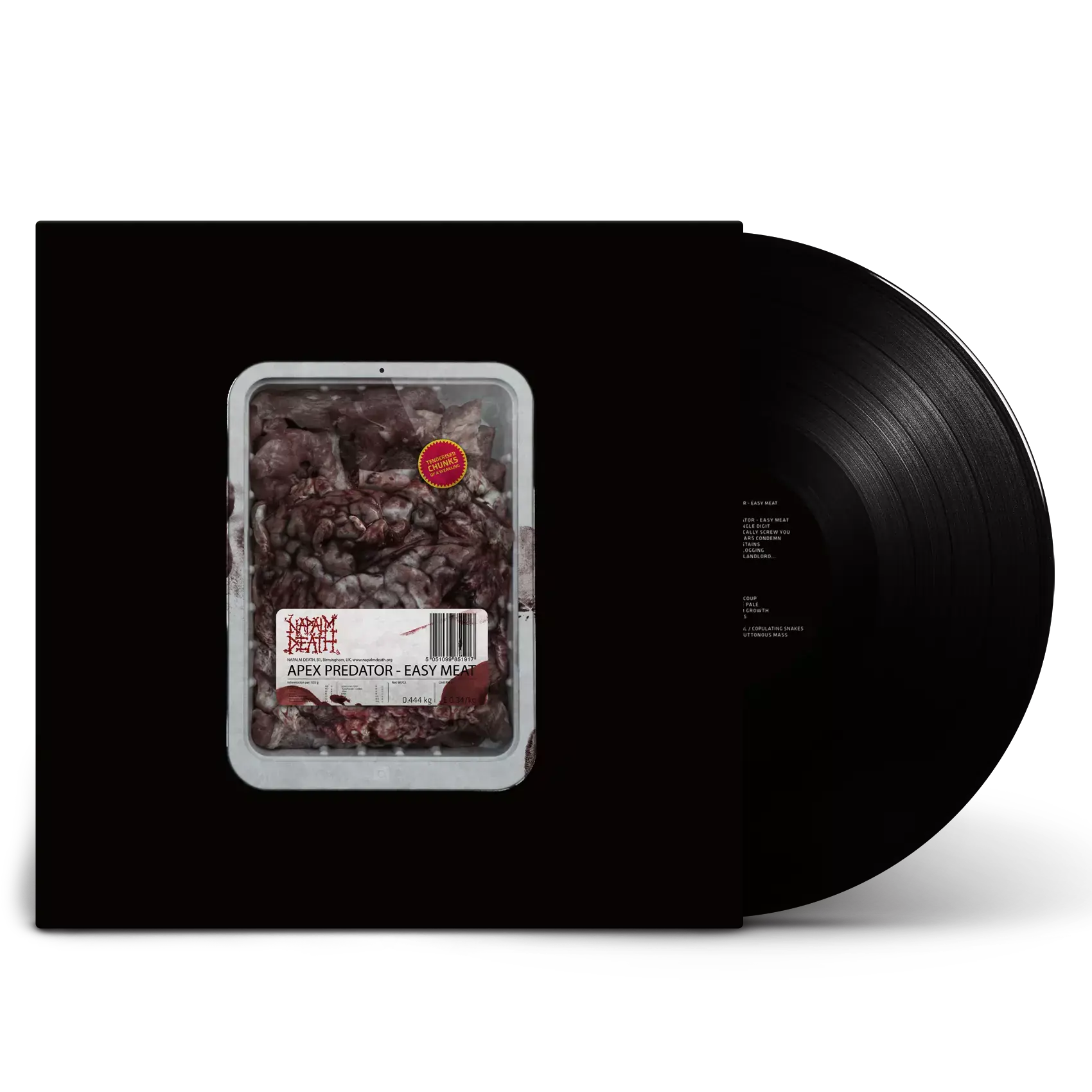 NAPALM DEATH · Apex Predator - Easy Meat | BLACK LP (Grindcore Vinyl)