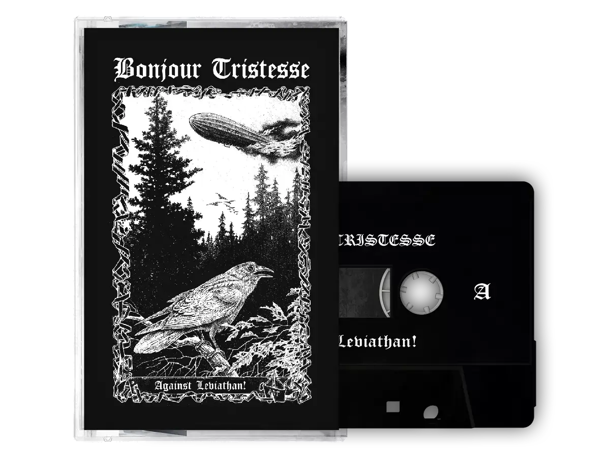 BONJOUR TRISTESSE · The World Without Us / Against Leviathan | WOODEN BLACK TAPE BOX SET (Black Metal Tapes) · Picture 2