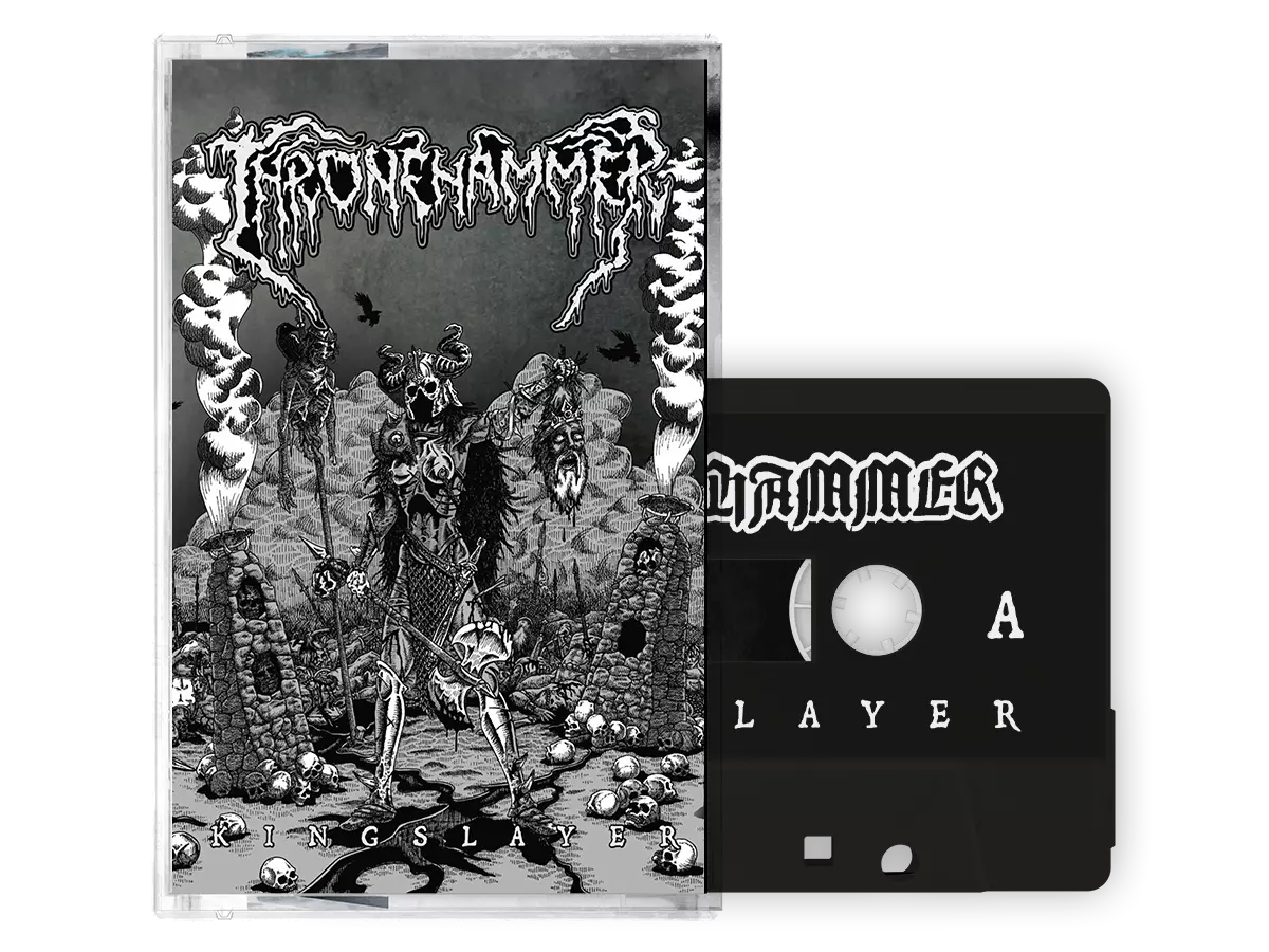 THRONEHAMMER · Kingslayer | TRANSPARENT BLACK TAPE (Doom Metal/Epic Metal/Death Metal Tapes)