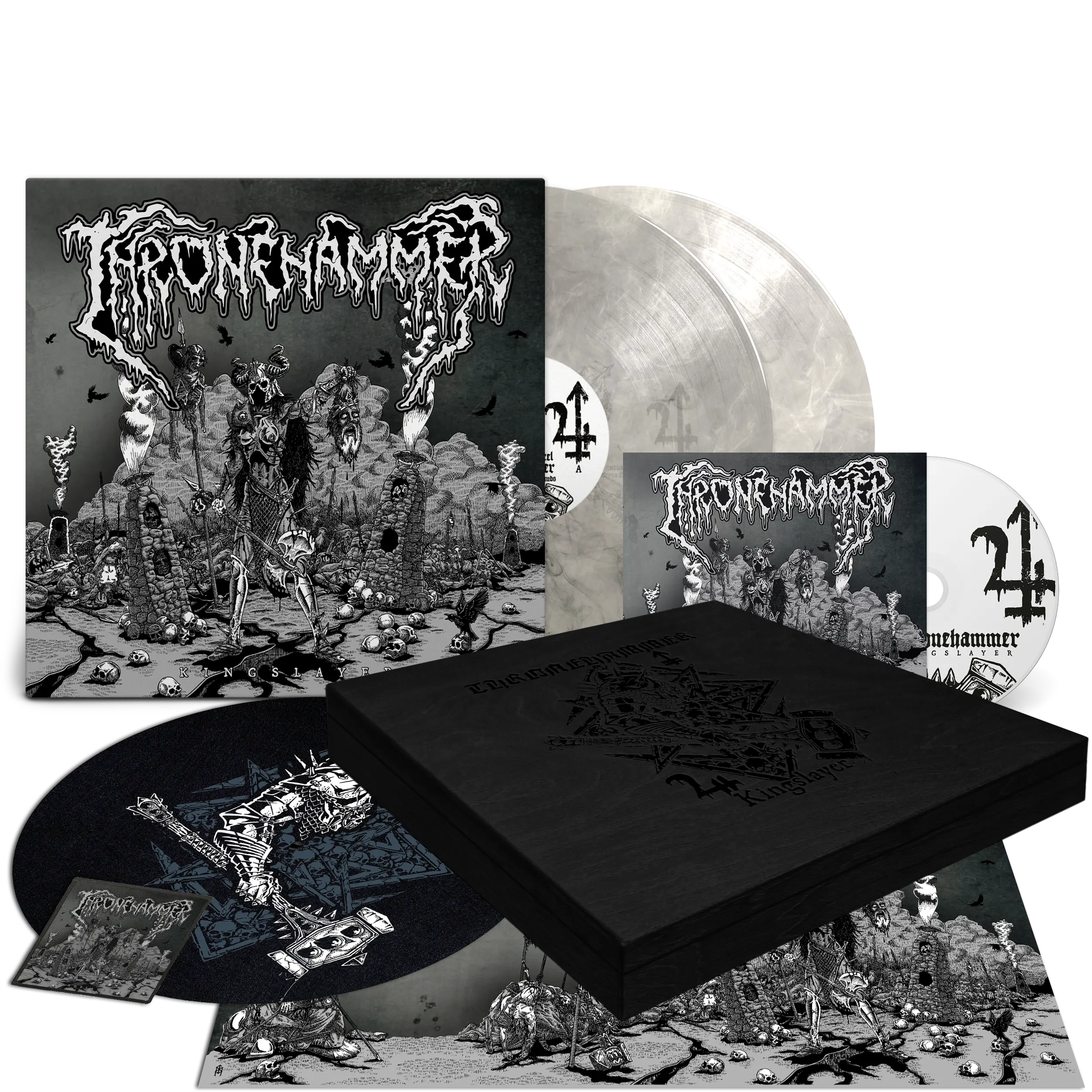 THRONEHAMMER · Kingslayer (Signed) | EXCLUSIVE BOX SET (Doom Metal/Epic Metal/Death Metal Vinyl)