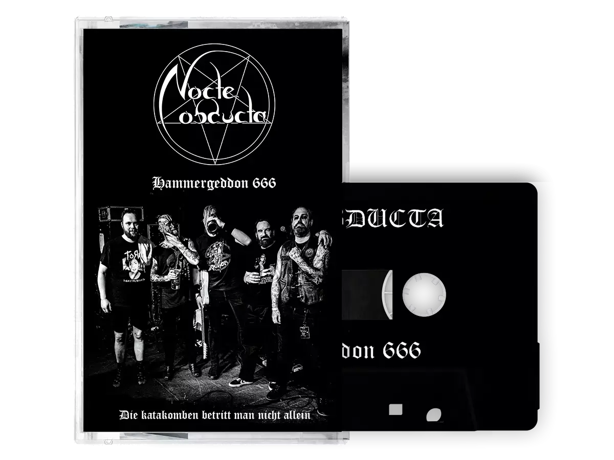 NOCTE OBDUCTA · Hammergeddon 666 | BLACK TAPE (Black Metal Tapes)