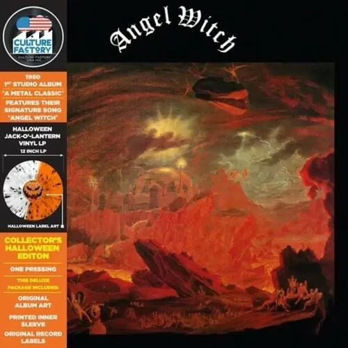 ANGEL WITCH - Angel Witch · ORANGE/CLEAR SPLATTER LP ANGEL WITCH - Angel Witch · ORANGE/CLEAR SPLATTER LP (Heavy Metal Vinyl)
