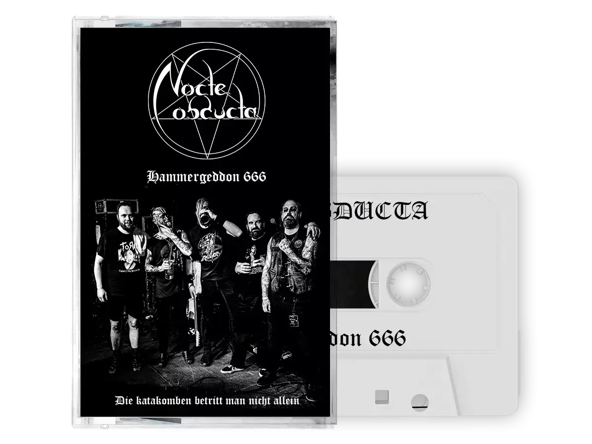 NOCTE OBDUCTA · Hammergeddon 666 | WHITE TAPE (Black Metal Tapes)