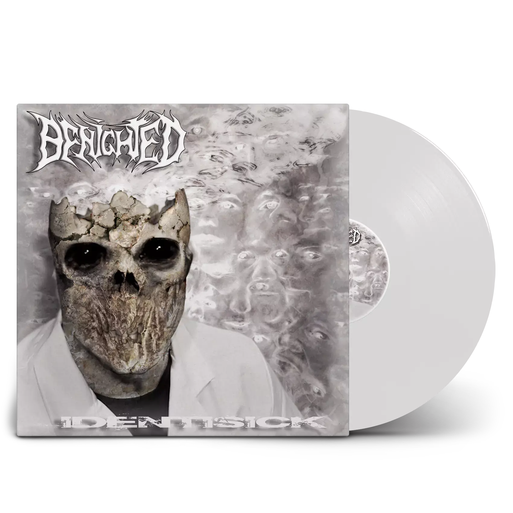 BENIGHTED · Identisick | WHITE LP (Death Metal/Grindcore Vinyl)