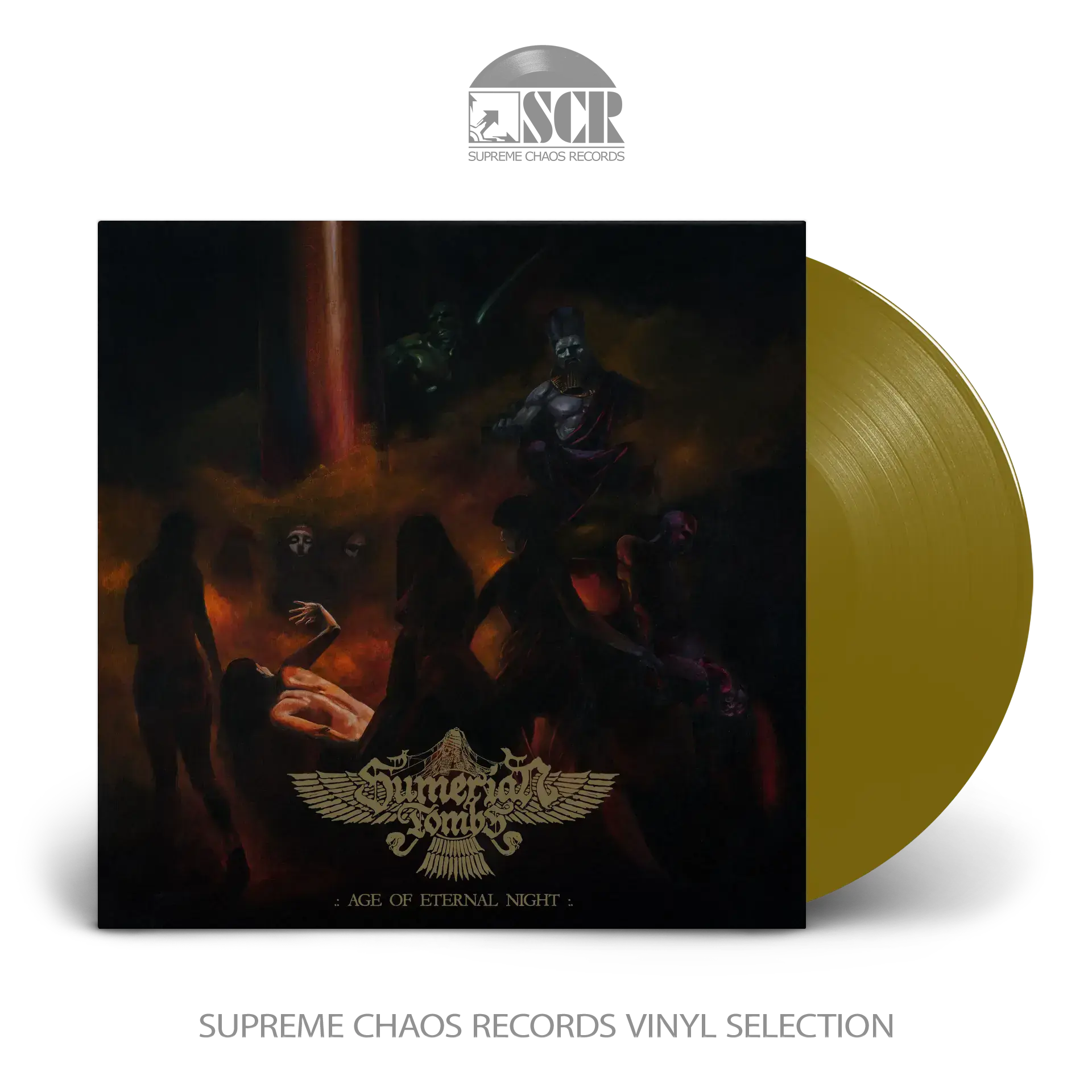 SUMERIAN TOMBS - Age Of Eternal Night · GOLD LP (Black Metal/Death Metal Vinyl)