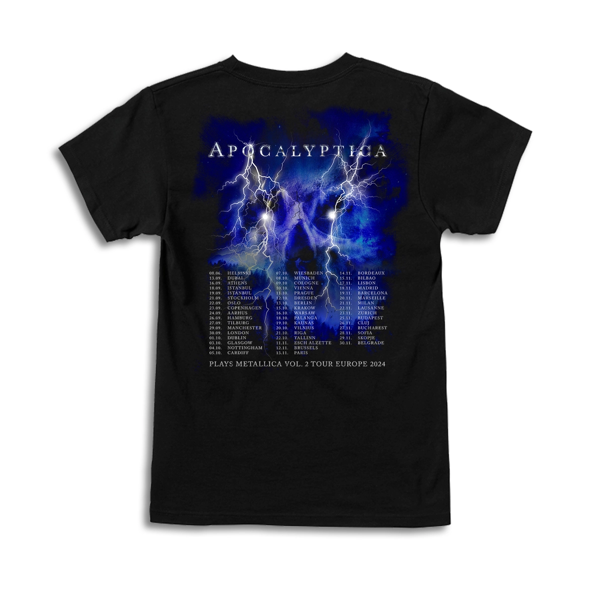 APOCALYPTICA - EU Tour 2024 · T-SHIRT 1