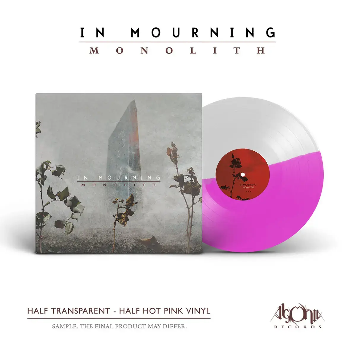 IN MOURNING · Monolith | CLEAR/HOT PINK 2LP (Melodic Death Metal Vinyl)