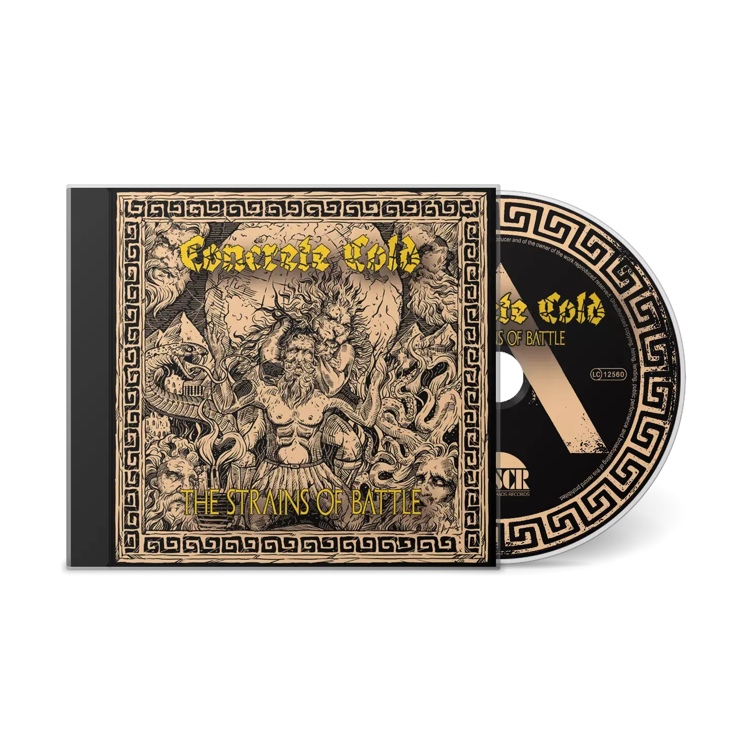 CONCRETE COLD · The Strains Of Battle | CD (Death Metal/Sludge Metal CDs)