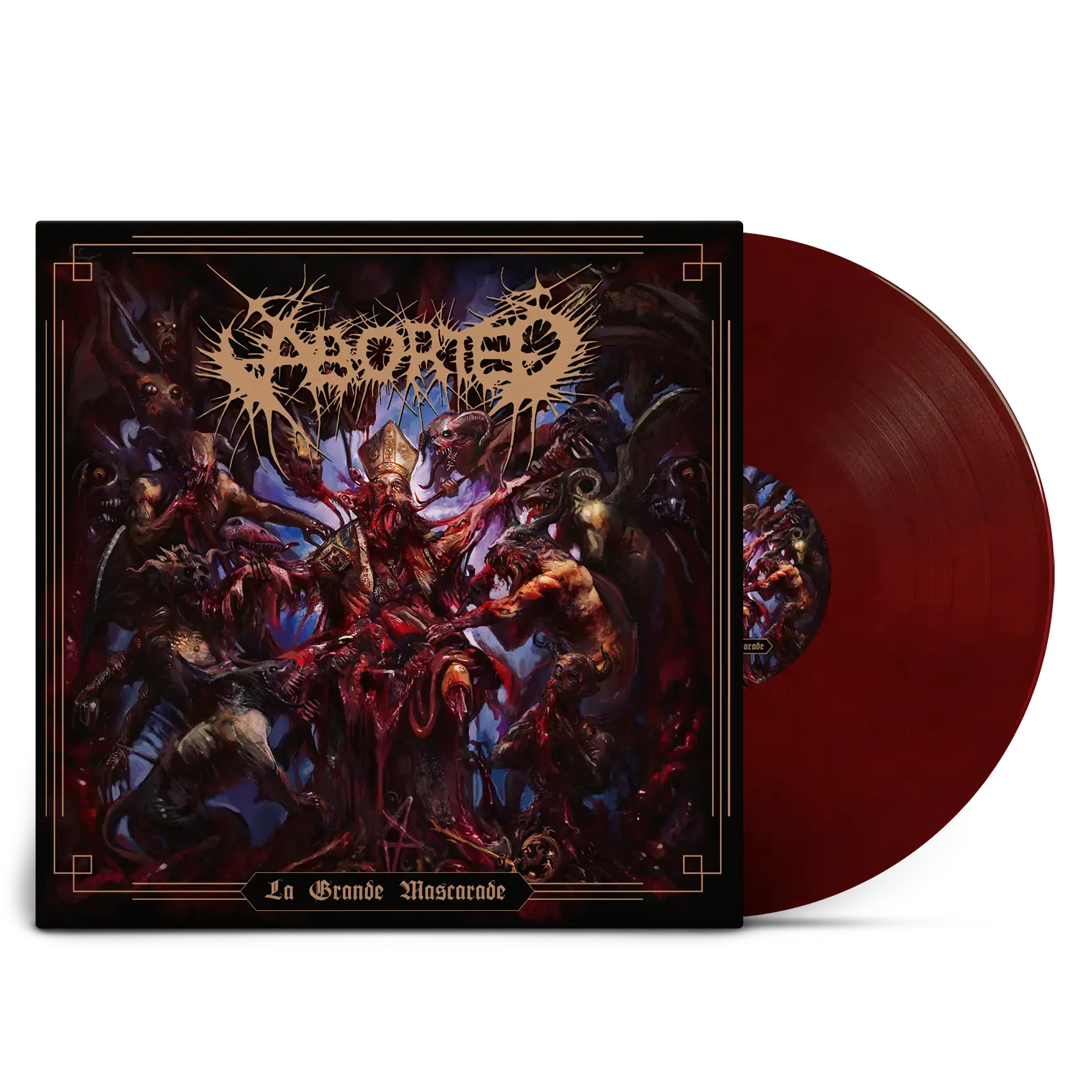 ABORTED · La Grande Mascarade | TRANSPARENT RED/BLACK LP ABORTED · La Grande Mascarade | TRANSPARENT RED/BLACK LP (Death Metal/Grindcore Vinyl)