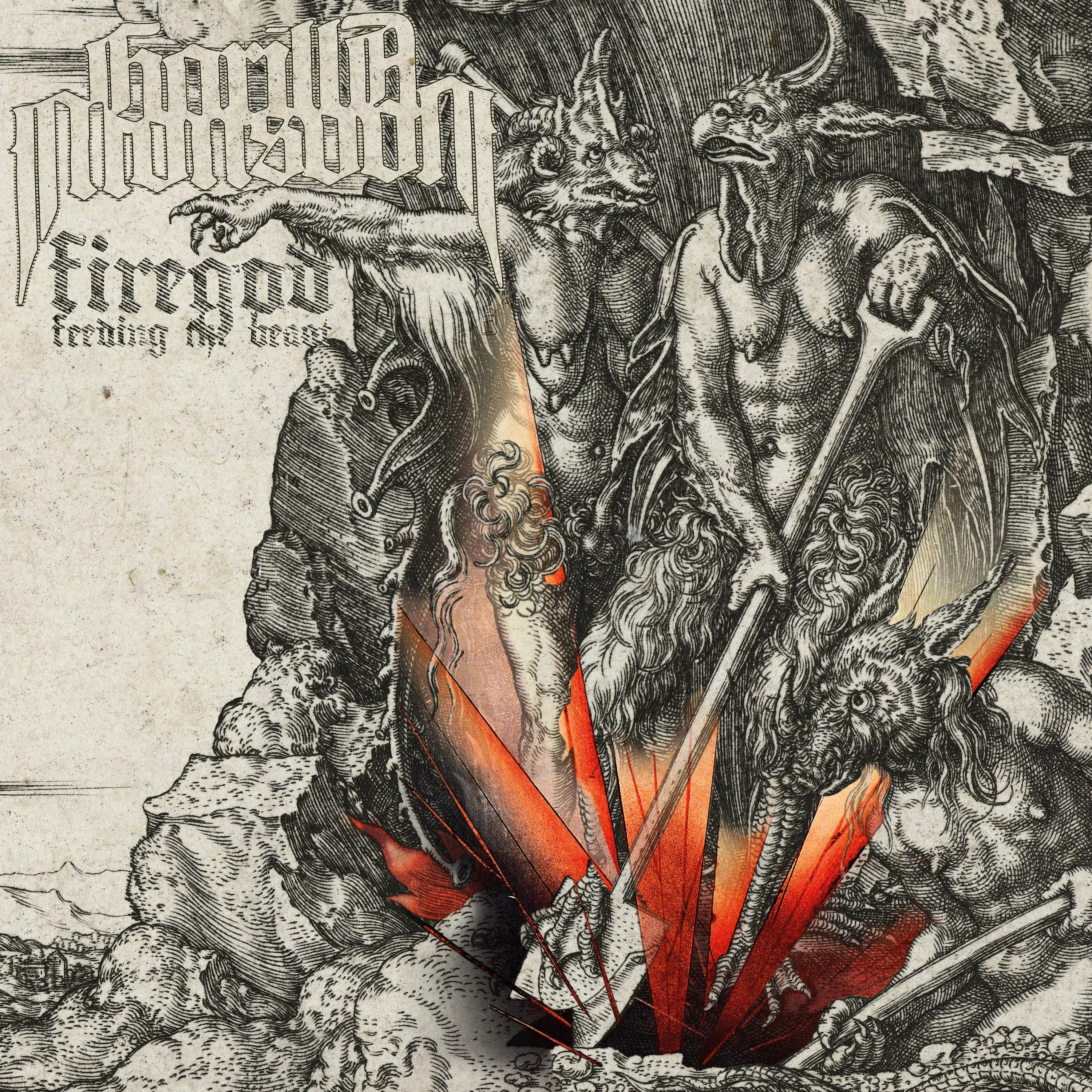 GORILLA MONSOON · Firegod - Feeding The Beast | WHITE LP (Stoner Rock Vinyl) · Picture 1