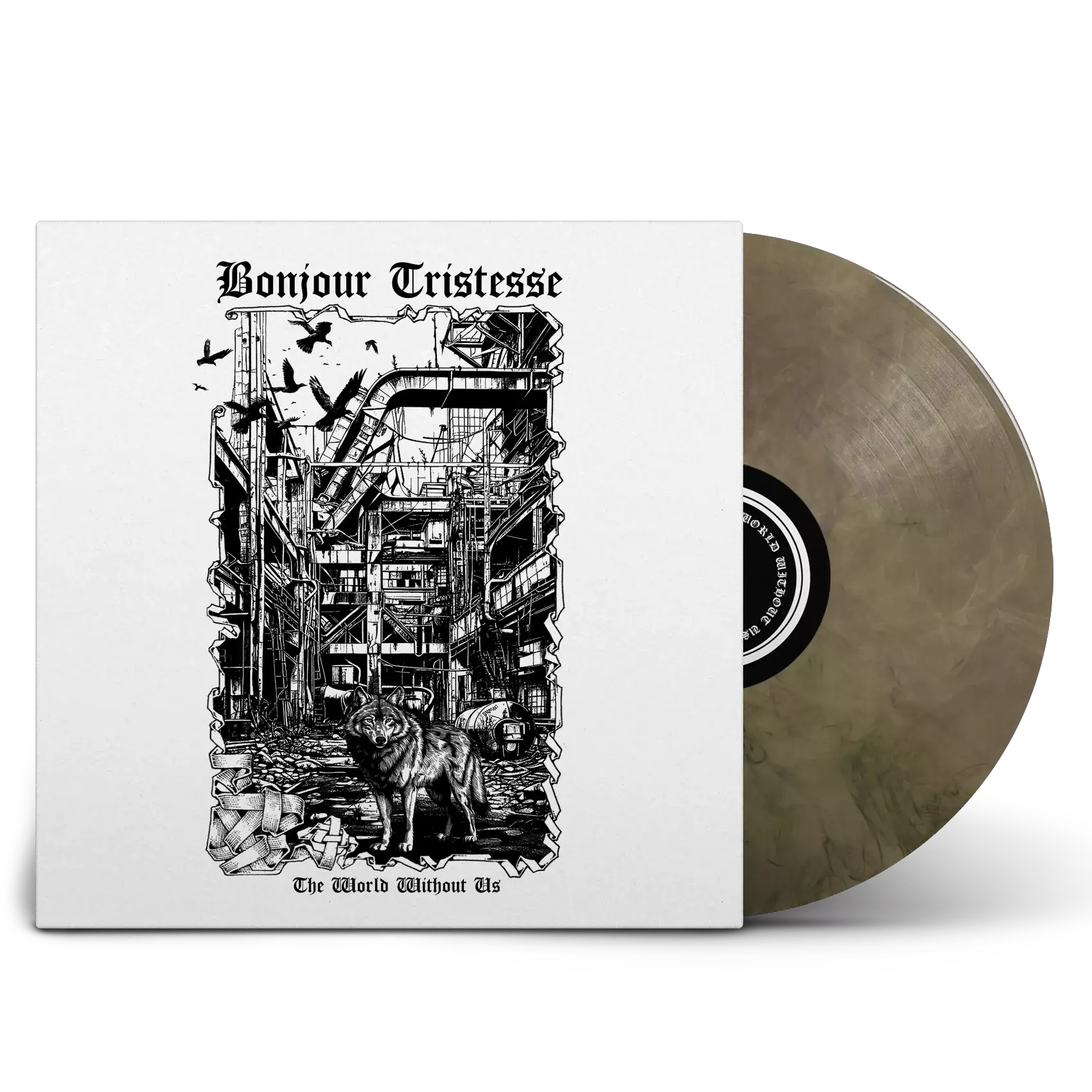 BONJOUR TRISTESSE · The World Without Us | ECO RECYCLE LP (Black Metal Vinyl)