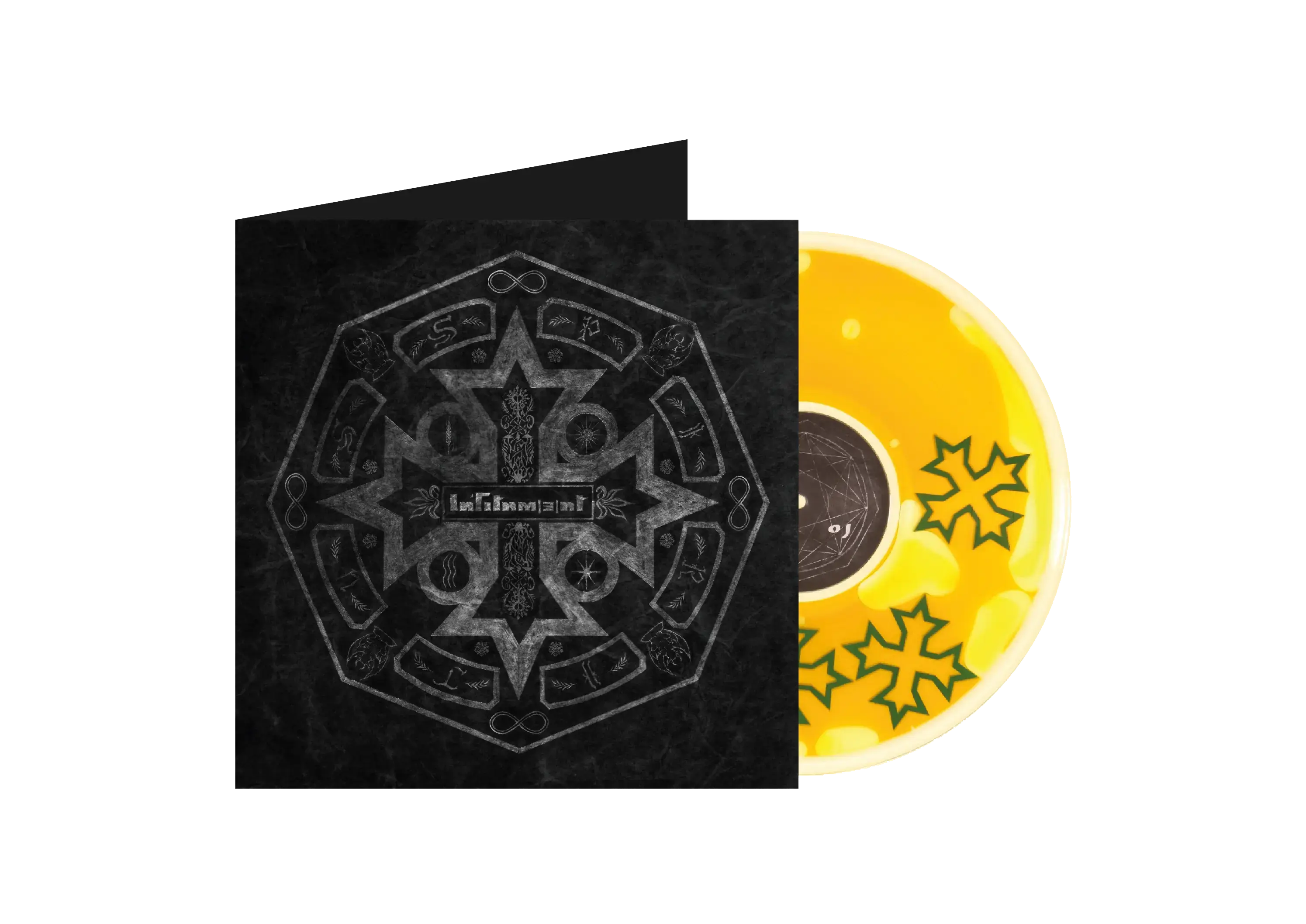 INLITNMENT · Spiritual Warfare | LIQUID FILLED VINYL (Death Metal/Black Metal Vinyl)