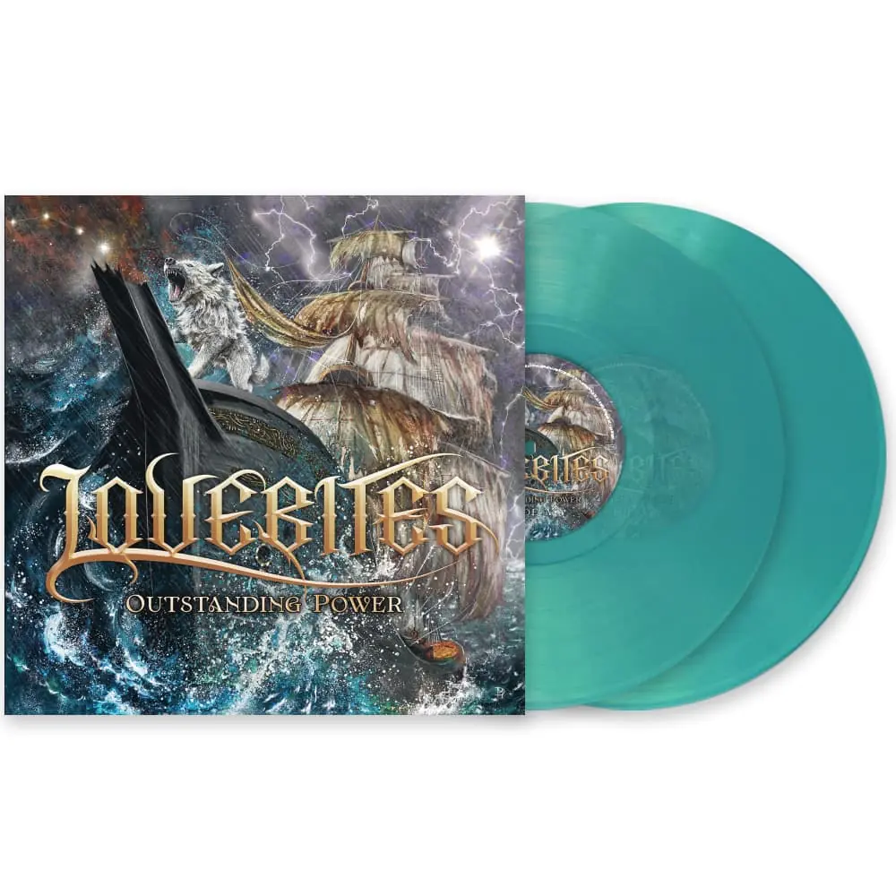 LOVEBITES · Outstanding Power | TURQUOISE 2LP (Power Metal/Heavy Metal Vinyl) · Picture 2