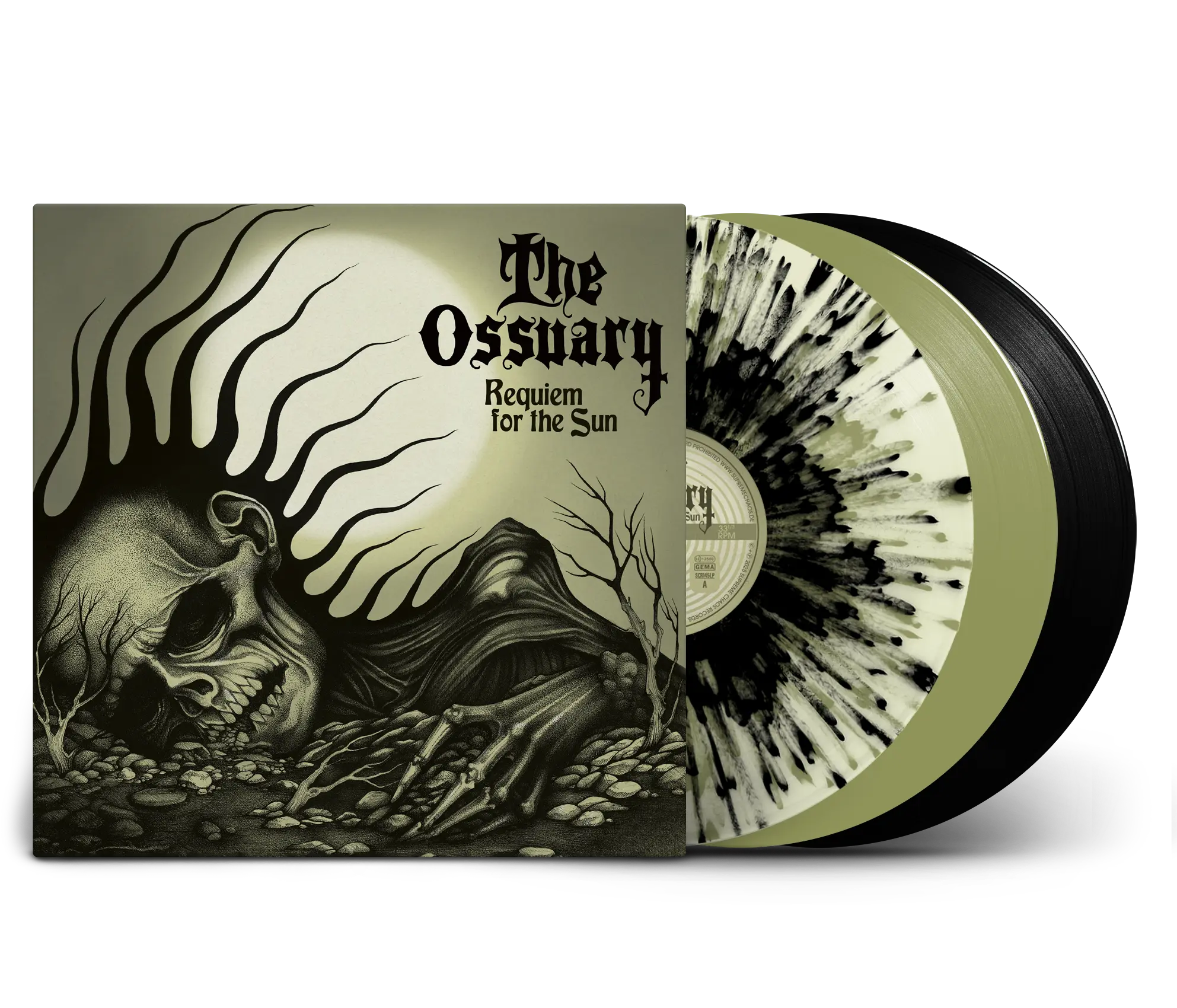 THE OSSUARY - Requiem For The Sun [OLIVE GREEN LP] 2
