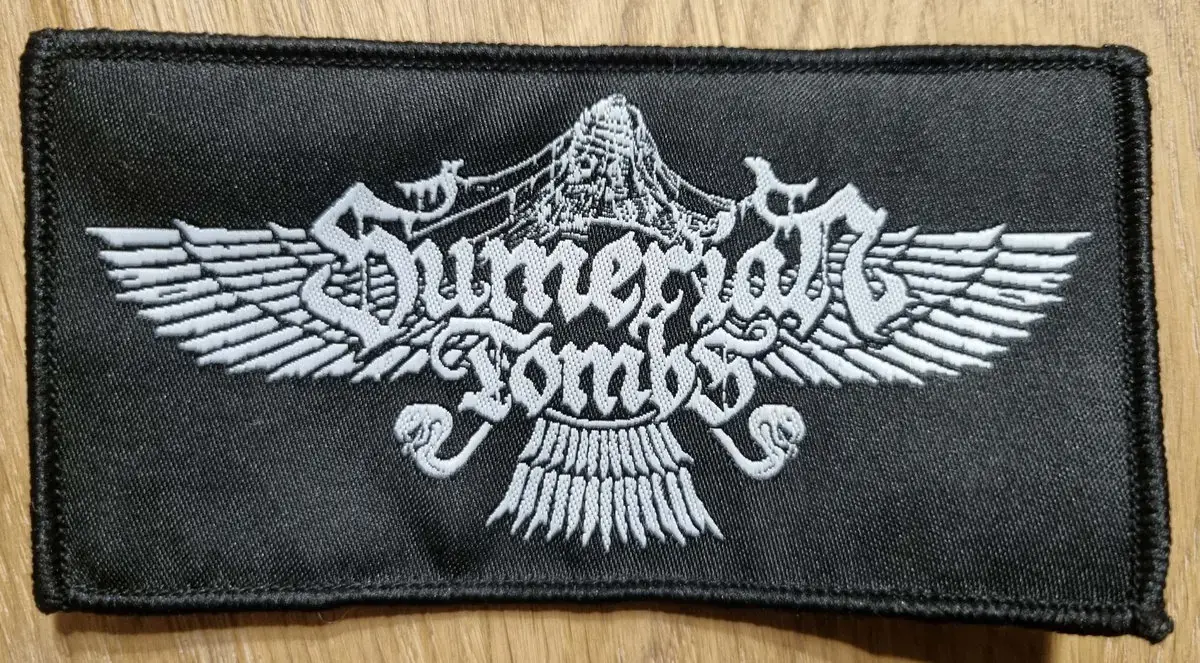 SUMERIAN TOMBS - Logo White · PATCH (Black Metal Others)