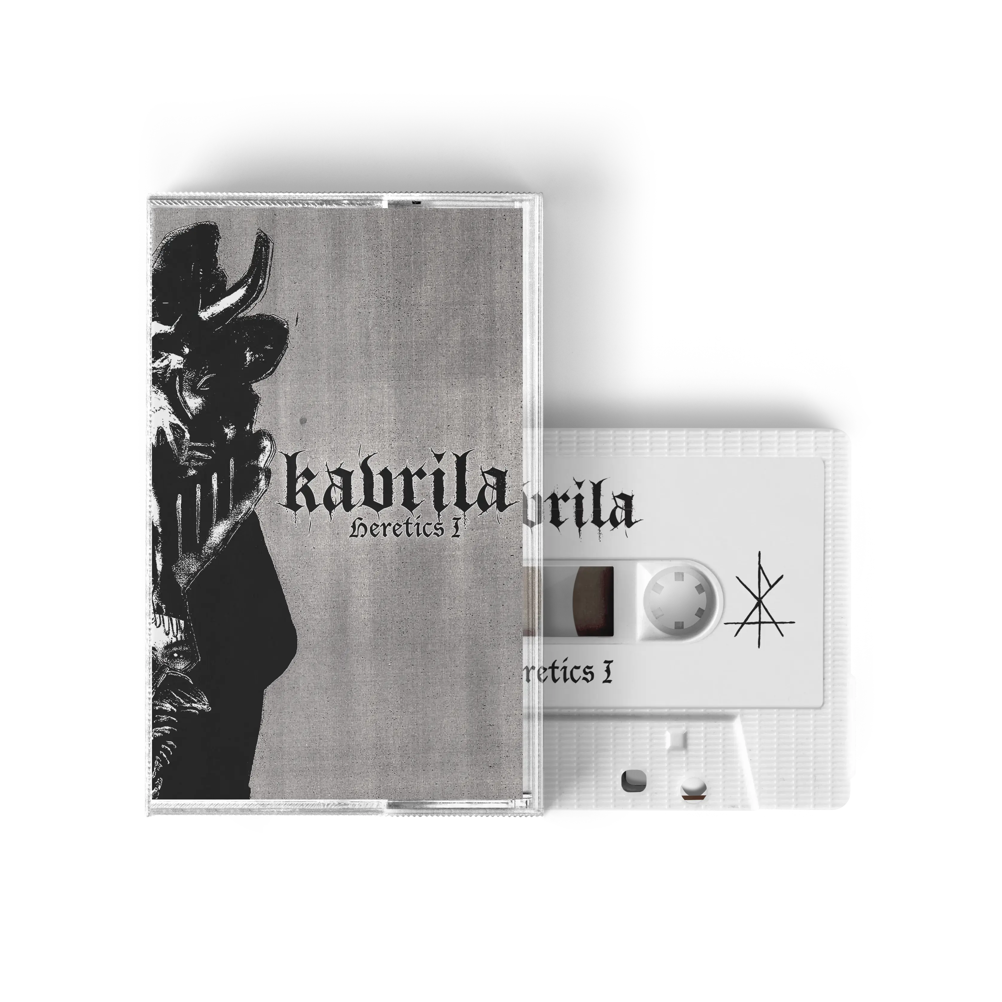 KAVRILA · Heretics I | WHITE TAPE (Sludge/Doom Metal/Black Metal/Hardcore Tapes)
