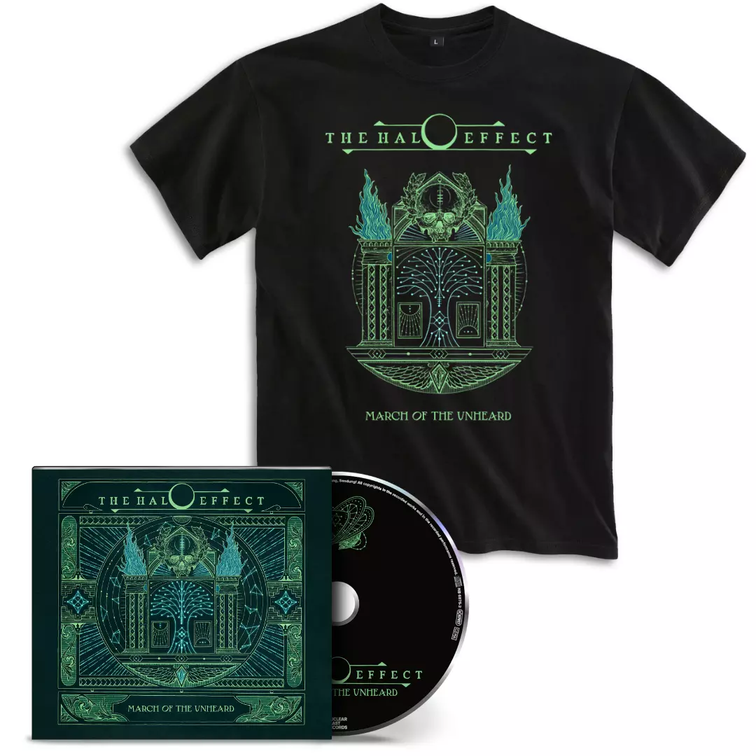 THE HALO EFFECT - March Of The Unheard [DIGIPAK CD+T-SHIRT BUNDLE]