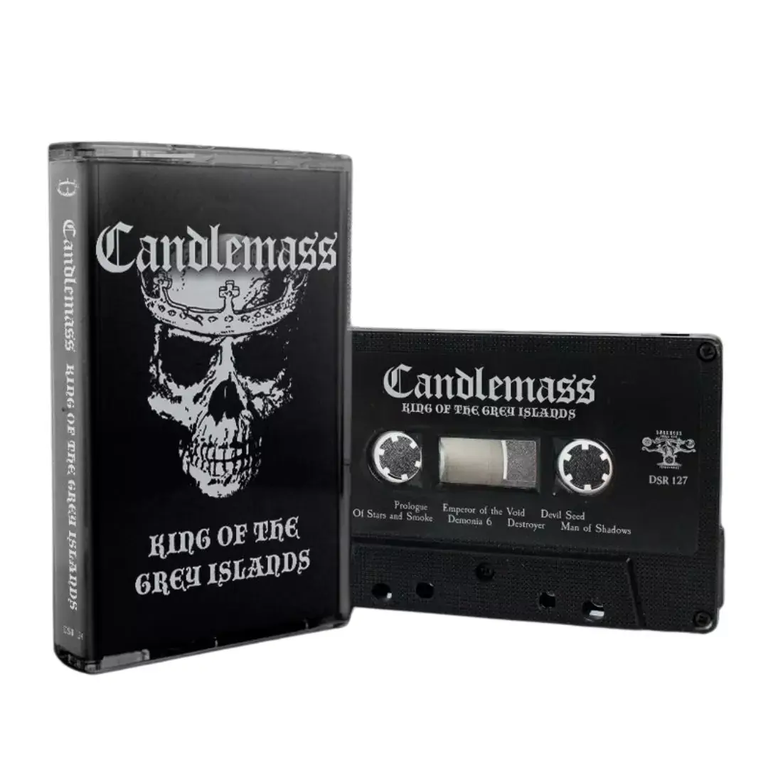 CANDLEMASS - King Of The Grey Islands · BLACK TAPE CANDLEMASS - King Of The Grey Islands · BLACK TAPE (Doom Metal Tapes)