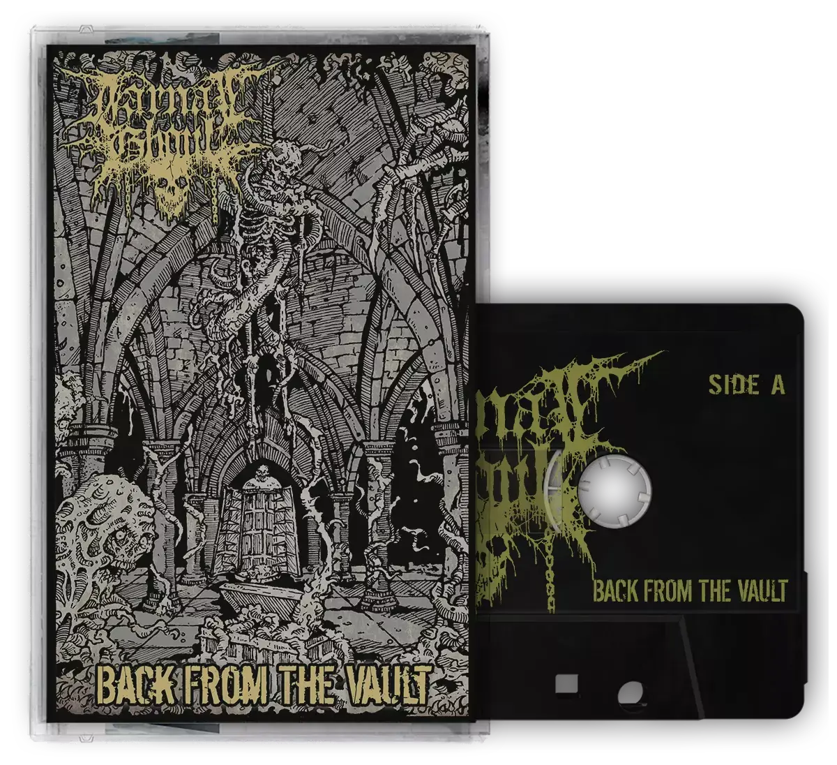 CARNAL GHOUL · Back From The Vault | BLACK/YELLOW TAPE (Death Metal Tapes)