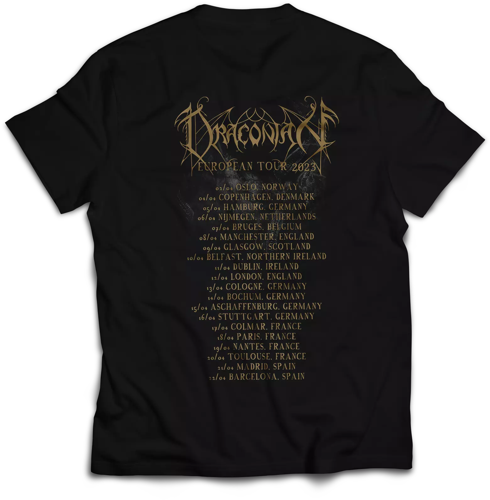 DRACONIAN - Achamoth Tour 2023 [T-SHIRT]