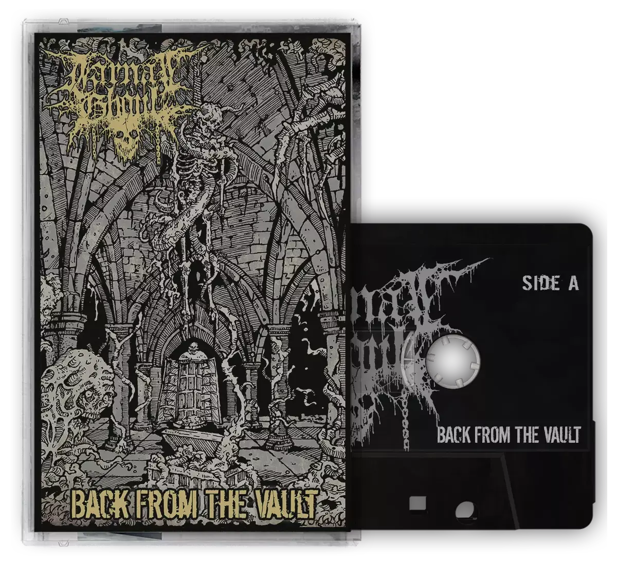 CARNAL GHOUL · Back From The Vault | BLACK TAPE (Death Metal Tapes)