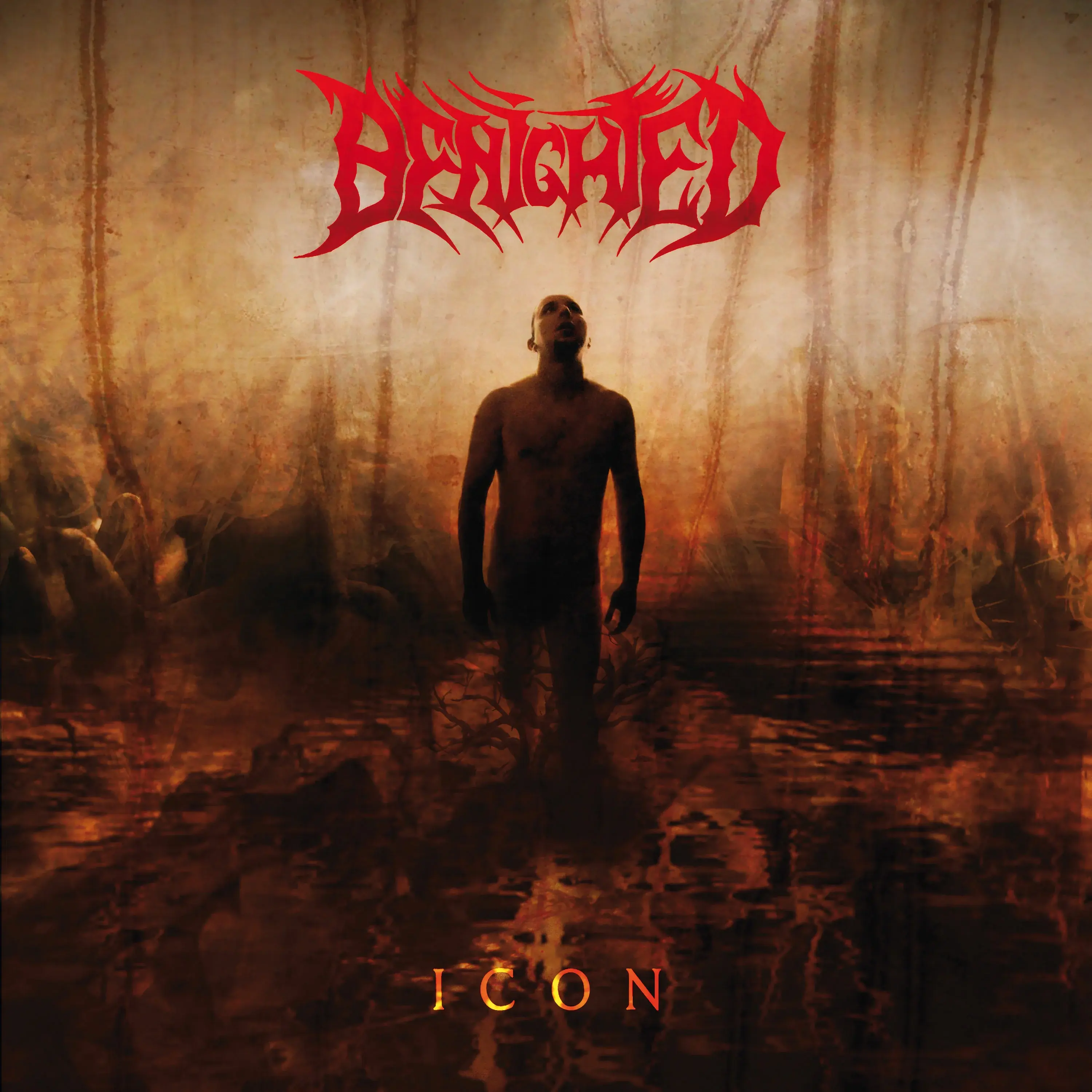 BENIGHTED · Icon | ORANGE LP (Death Metal/Grindcore Vinyl) · Picture 1