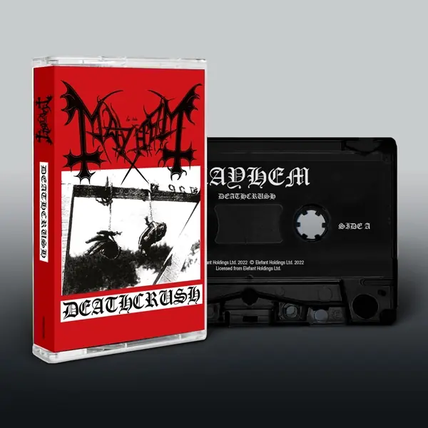 MAYHEM - Deathcrush (Back On Black) · BLACK TAPE (Black Metal Tapes)