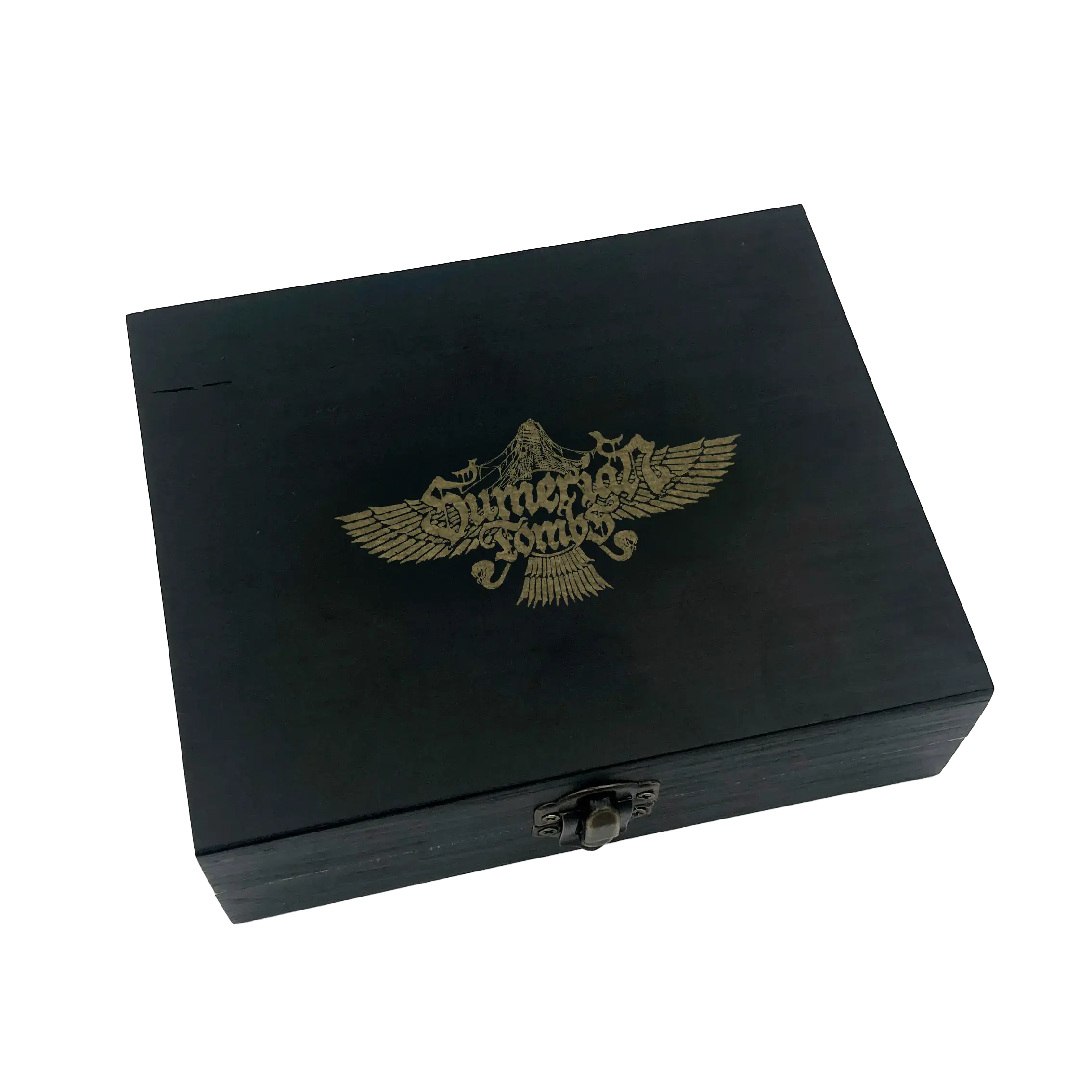 SUMERIAN TOMBS · Age of Eternal Night/As Sumer Thrones At Night | WOODEN TAPE BOX · Bild 1 SUMERIAN TOMBS · Age of Eternal Night/As Sumer Thrones At Night | WOODEN TAPE BOX (Black Metal/Death Metal Tapes) · Bild 1